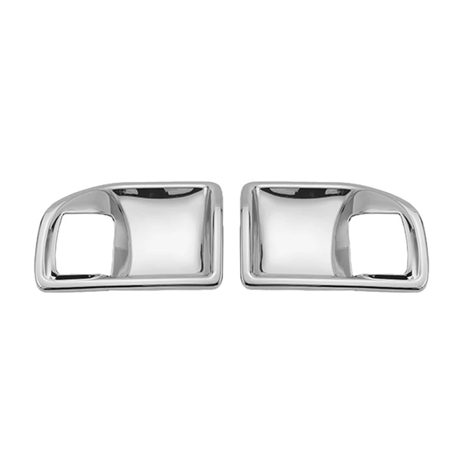 ILQNZCNM Auto-Innengriff Schüssel Dekoration Abdeckung Aufkleber kompatibel for Jeep -Wrangler JK 2011 2012 2013 2014 2015 2016 2017 Zubehör(Chrome 2pcs) von ILQNZCNM