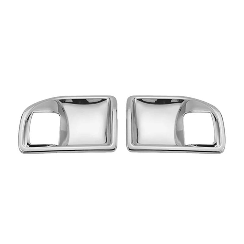 ILQNZCNM Auto-Innengriff Schüssel Dekoration Abdeckung Aufkleber kompatibel for Jeep -Wrangler JK 2011 2012 2013 2014 2015 2016 2017 Zubehör(Chrome 2pcs) von ILQNZCNM