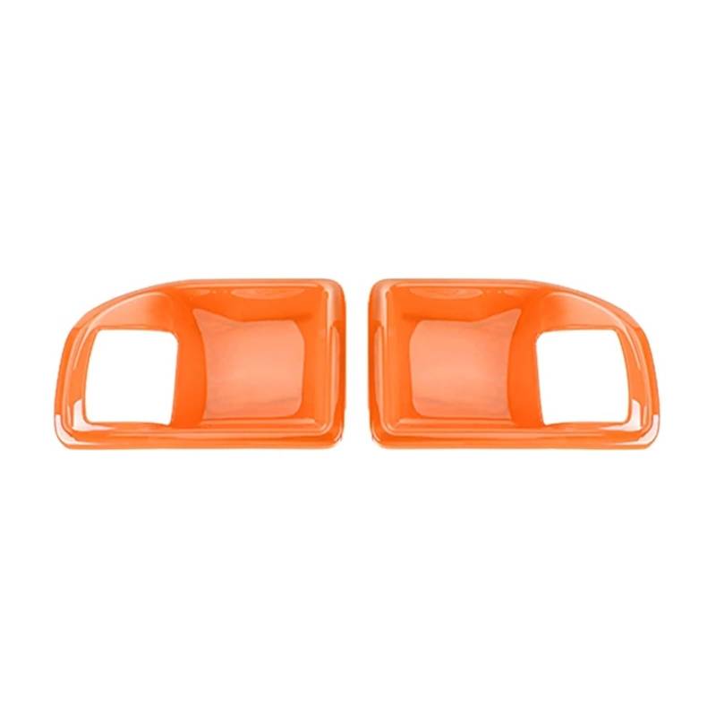 ILQNZCNM Auto-Innengriff Schüssel Dekoration Abdeckung Aufkleber kompatibel for Jeep -Wrangler JK 2011 2012 2013 2014 2015 2016 2017 Zubehör(Orange 2pcs) von ILQNZCNM