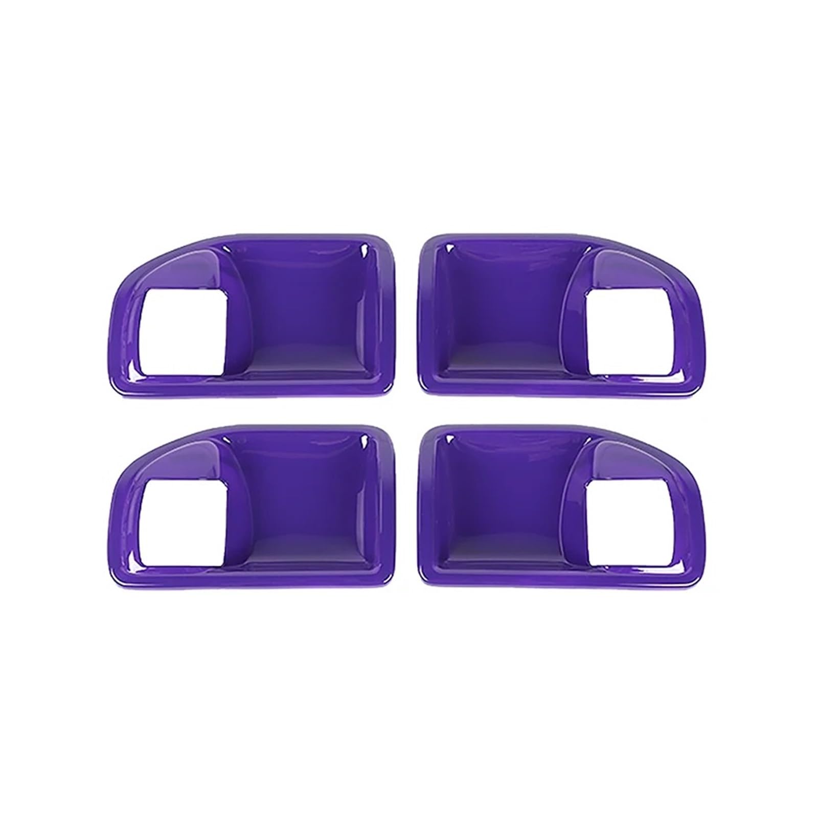 ILQNZCNM Auto-Innengriff Schüssel Dekoration Abdeckung Aufkleber kompatibel for Jeep -Wrangler JK 2011 2012 2013 2014 2015 2016 2017 Zubehör(Purple 4pcs) von ILQNZCNM