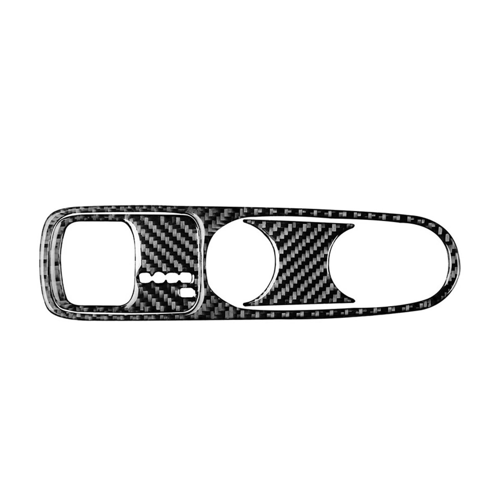 ILQNZCNM Carbon Fiber Gear Shift Panel Dekoration Patch Auto Aufkleber Kompatibel for Mercedes -Smart 451 Fortwo -Brabus Inteior Zubehör(Style B) von ILQNZCNM