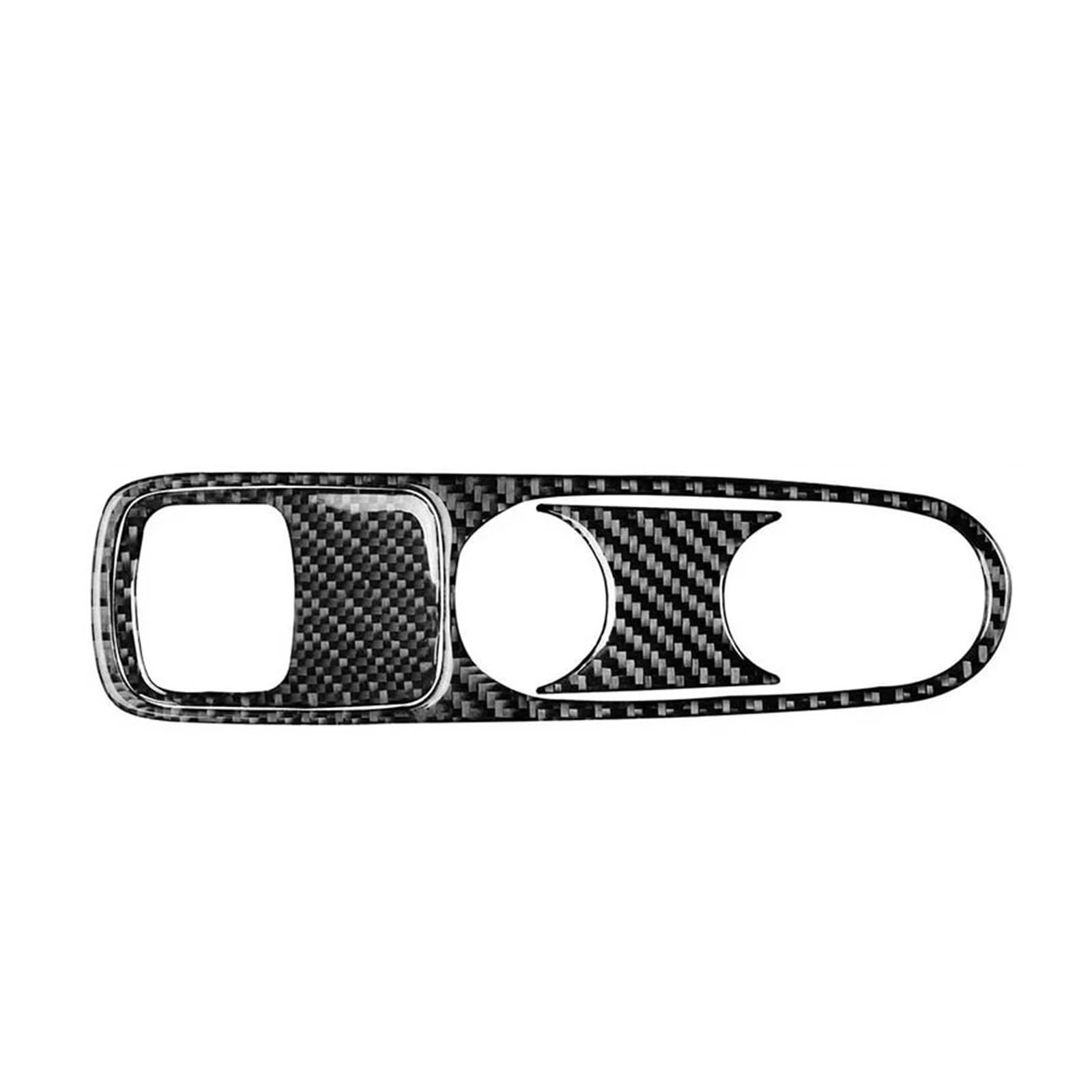 ILQNZCNM Carbon Fiber Gear Shift Panel Dekoration Patch Auto Aufkleber Kompatibel for Mercedes -Smart 451 Fortwo -Brabus Inteior Zubehör(Style C) von ILQNZCNM