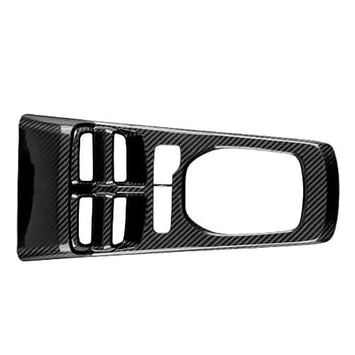 ILQNZCNM Echter harter Kohlefaser-Auto-Gangschalttafel-Aufkleber, kompatibel for Camaro 2010 2011 2012 2013 2014 2015, automatische Innenverkleidung(For LHD RHD Black) von ILQNZCNM