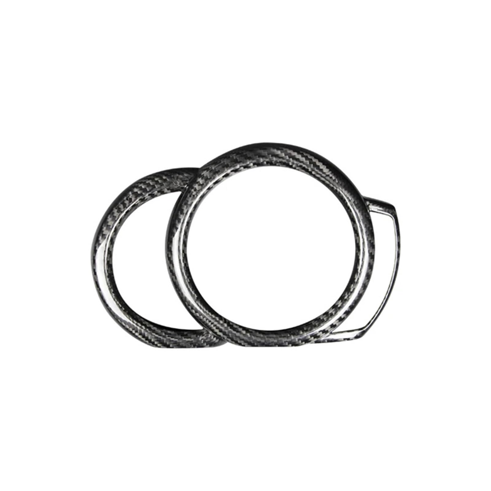 ILQNZCNM Harte Kohlefaser, kompatibel for Mini-Cooper F54 F55 F56 F57 F60, Innenverkleidung, Auto-Instrumentenrahmen-Aufkleber, mittlerer Tacho-Aufkleber von ILQNZCNM