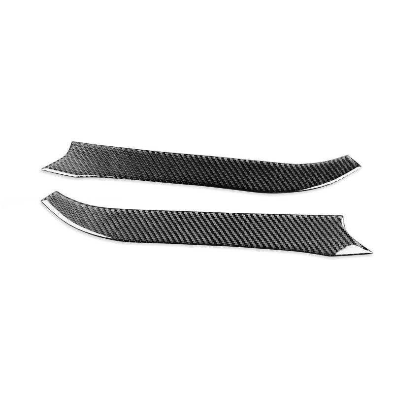 ILQNZCNM Kompatibel for BMW 3er E90 2005–2012, Zubehör, echte weiche Kohlefaser, Auto-Innenraum, Vordersitz, Seitenverkleidung, Verkleidungsaufkleber(Black Carbon fiber) von ILQNZCNM