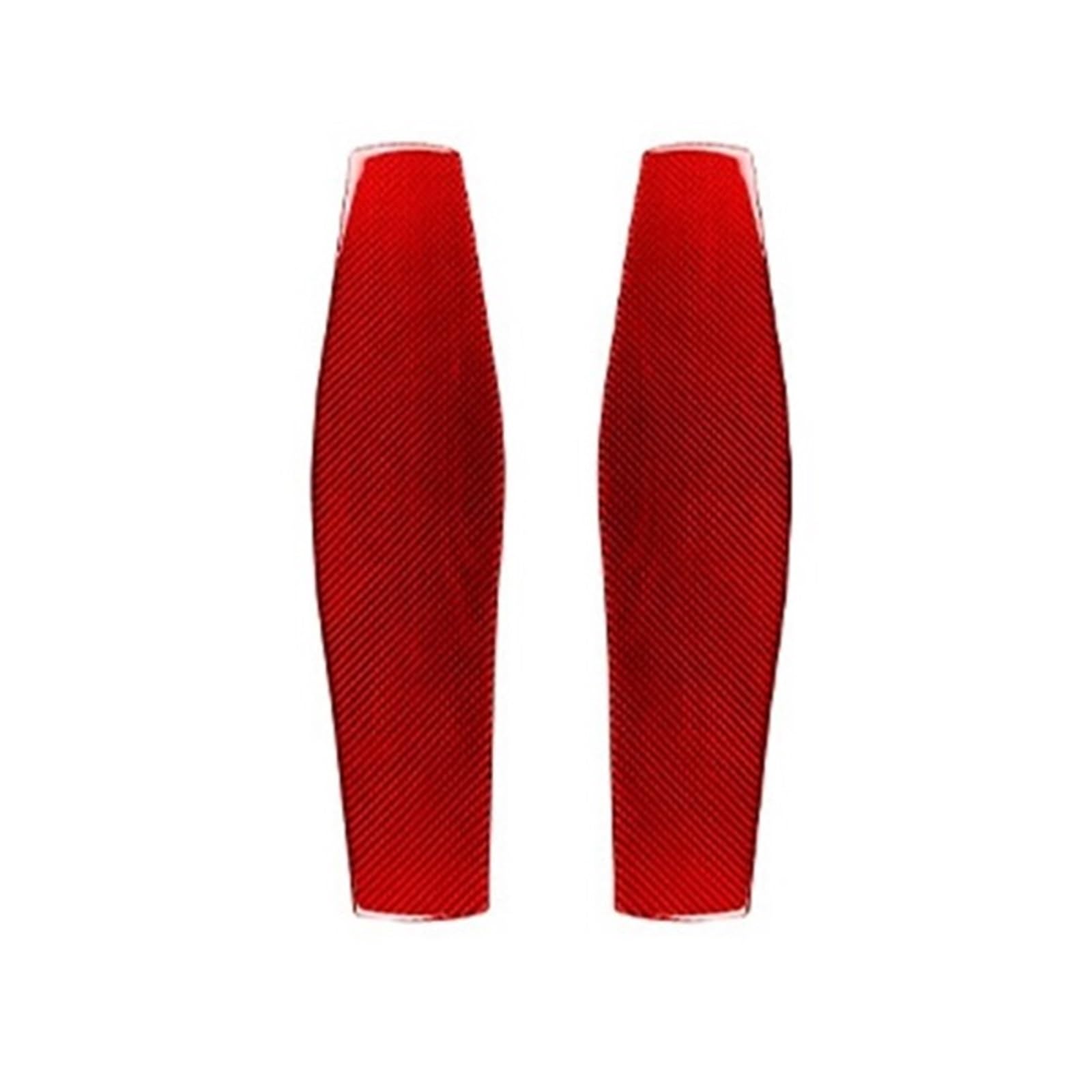 ILQNZCNM Kompatibel for Porsche 911 992 2019–2024, Karbonfaser-Sitzlehnenverkleidung, Verkleidung, Auto-Innenzubehör, dekorative Aufkleber(Red Carbon Fibre) von ILQNZCNM