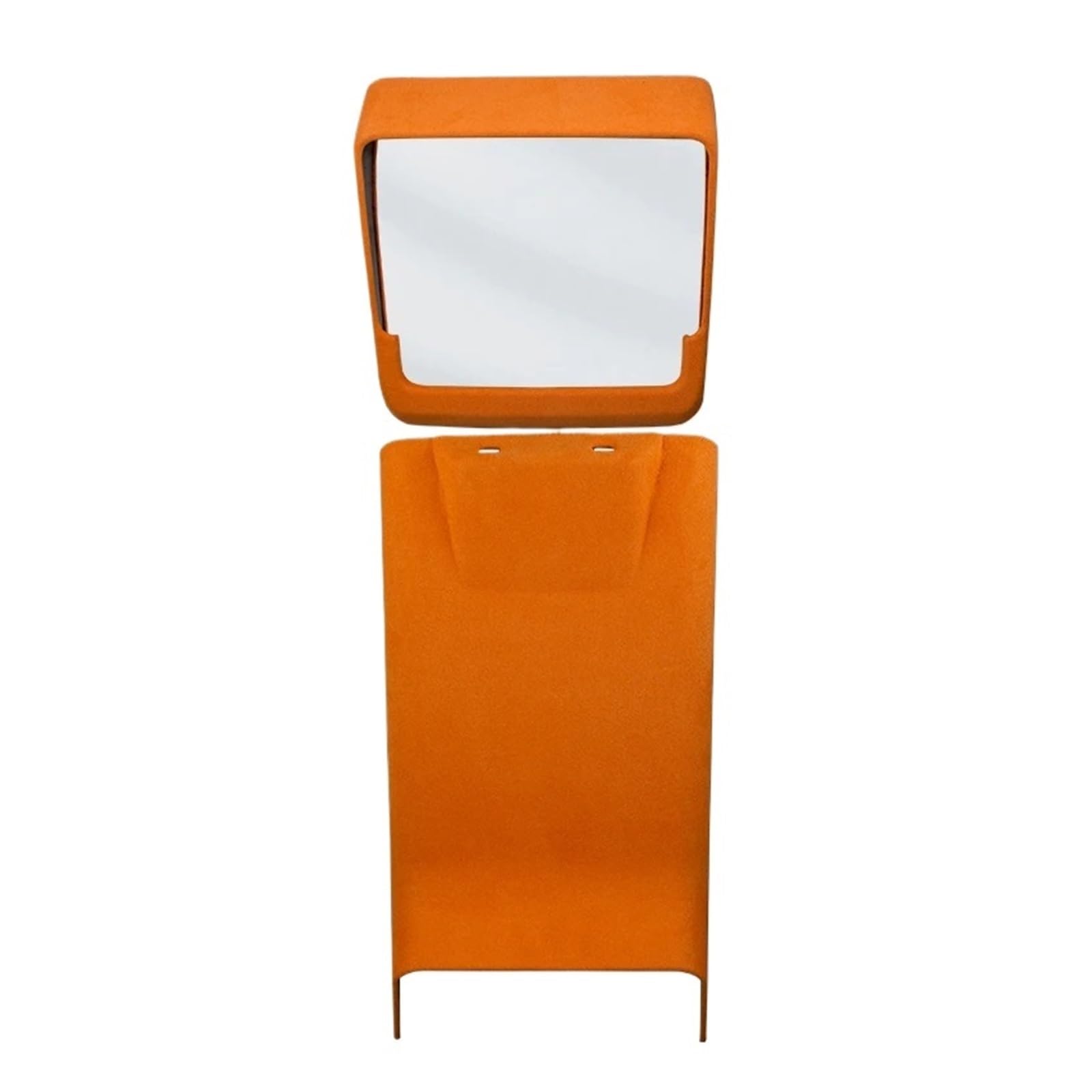 ILQNZCNM Kompatibel for Tesla Model 3 2023 2024, Auto-hintere Luftauslässe, Displayschutzfolie, Rahmenaufkleber, Innendekorationszubehör(Orange 2pcs) von ILQNZCNM