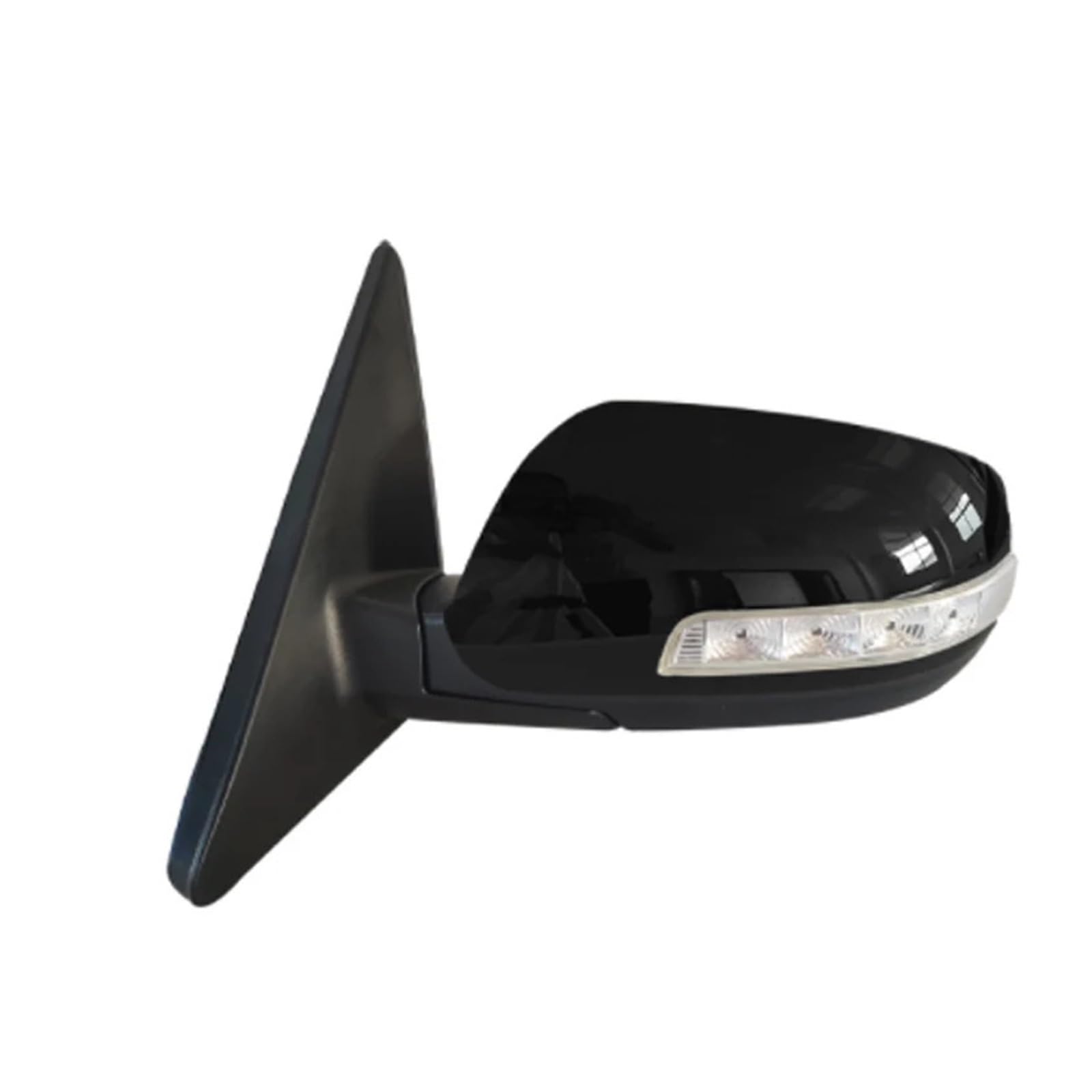 ILQNZCNM Rückspiegelbaugruppe Kompatibel for Kia Sorento 2009-2014 Mit Blinker Licht Elektrische Klappheizung Auto 9 Kabel 87610-2P150(Black Left A) von ILQNZCNM