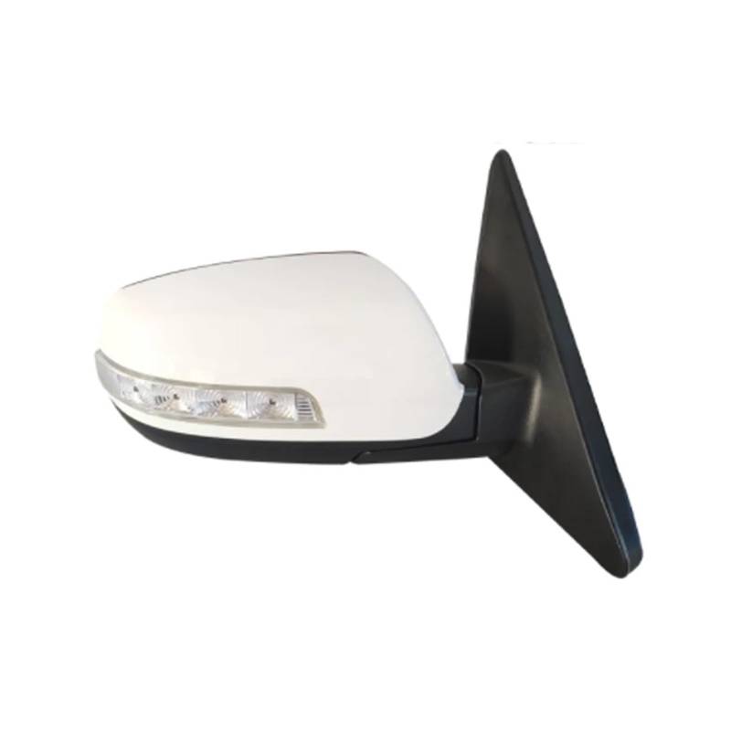 ILQNZCNM Rückspiegelbaugruppe Kompatibel for Kia Sorento 2009-2014 Mit Blinker Licht Elektrische Klappheizung Auto 9 Kabel 87610-2P150(White Right B) von ILQNZCNM