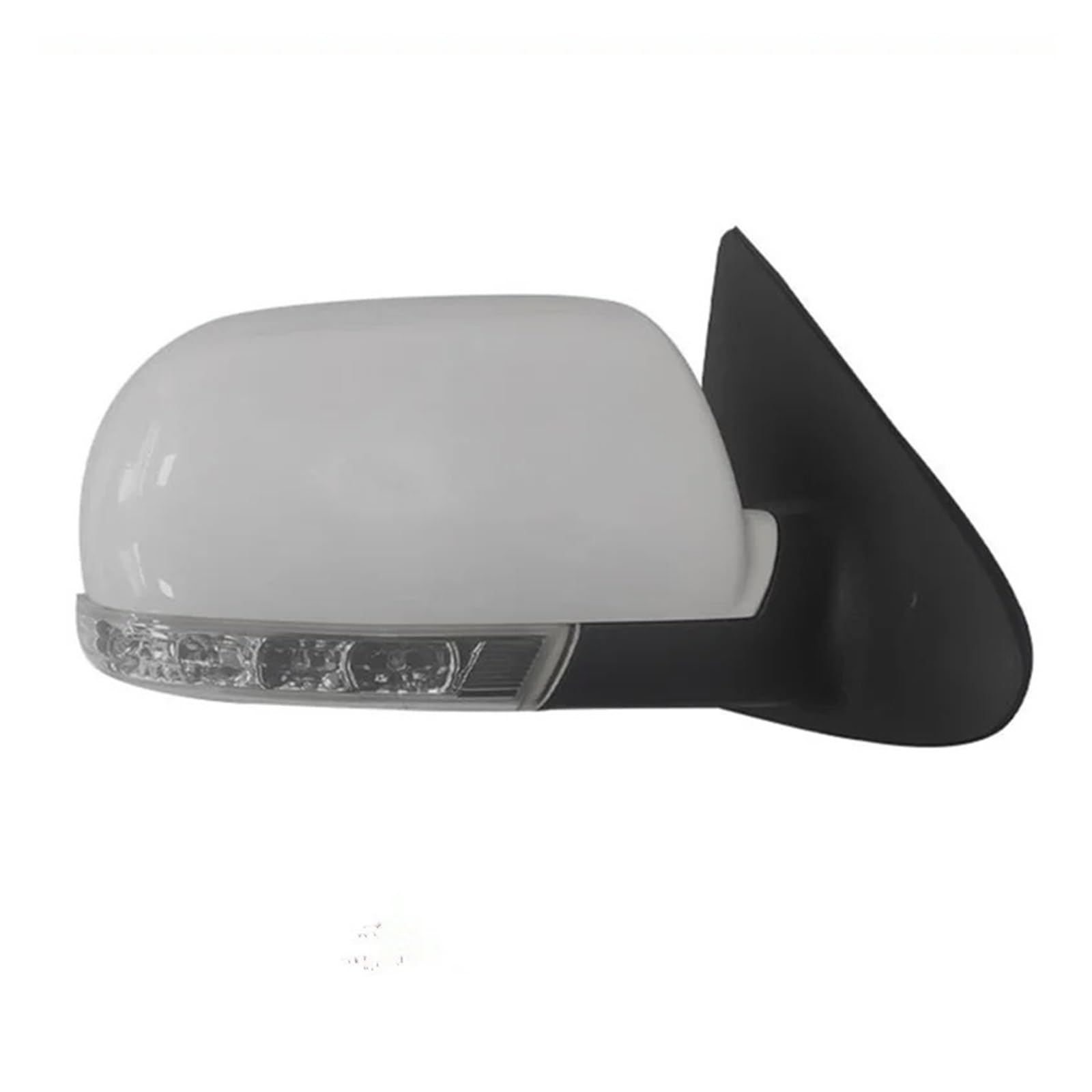 ILQNZCNM Seite Rückspiegel Kompatibel for Hyundai Santa Fe 2,4 L 2,7 L 2007 2008 2009 2010 2011 2012 8PINS Mit Lampe Auto zubehör Klapp(White right) von ILQNZCNM