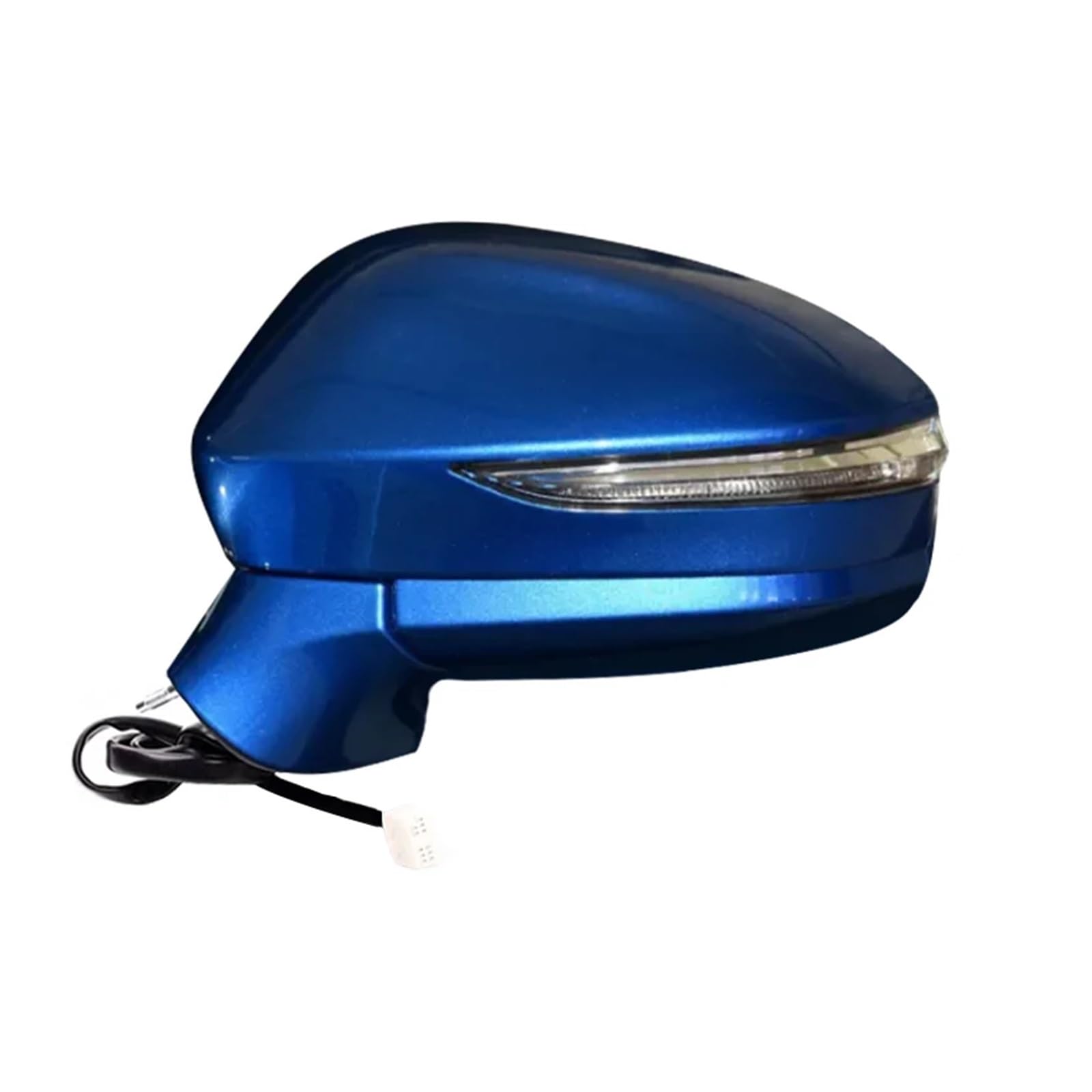 ILQNZCNM Seitliche Rückspiegelbaugruppe Kompatibel for Toyota Crown 2015-2018 Auto Klapp Blinker Heizung Rückspiegelbaugruppe Autozubehör(Blue Left) von ILQNZCNM