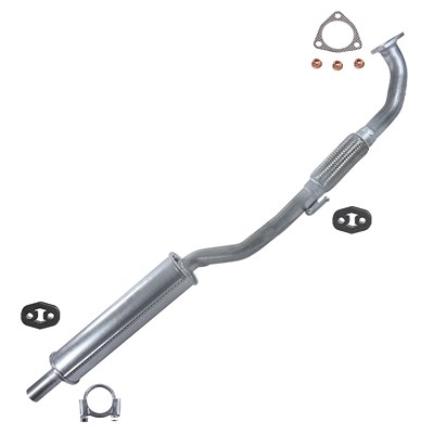 Imasaf Mittelschalldämpfer + Montagesatz für Seat, Skoda, VW von IMASAF