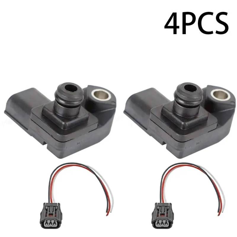 Drucksensor 1/2/4PCS 37830-RNA-A01 079800-7590 Druck-MAP-Sensor Automobilteile(2 SET) von IMASHNA