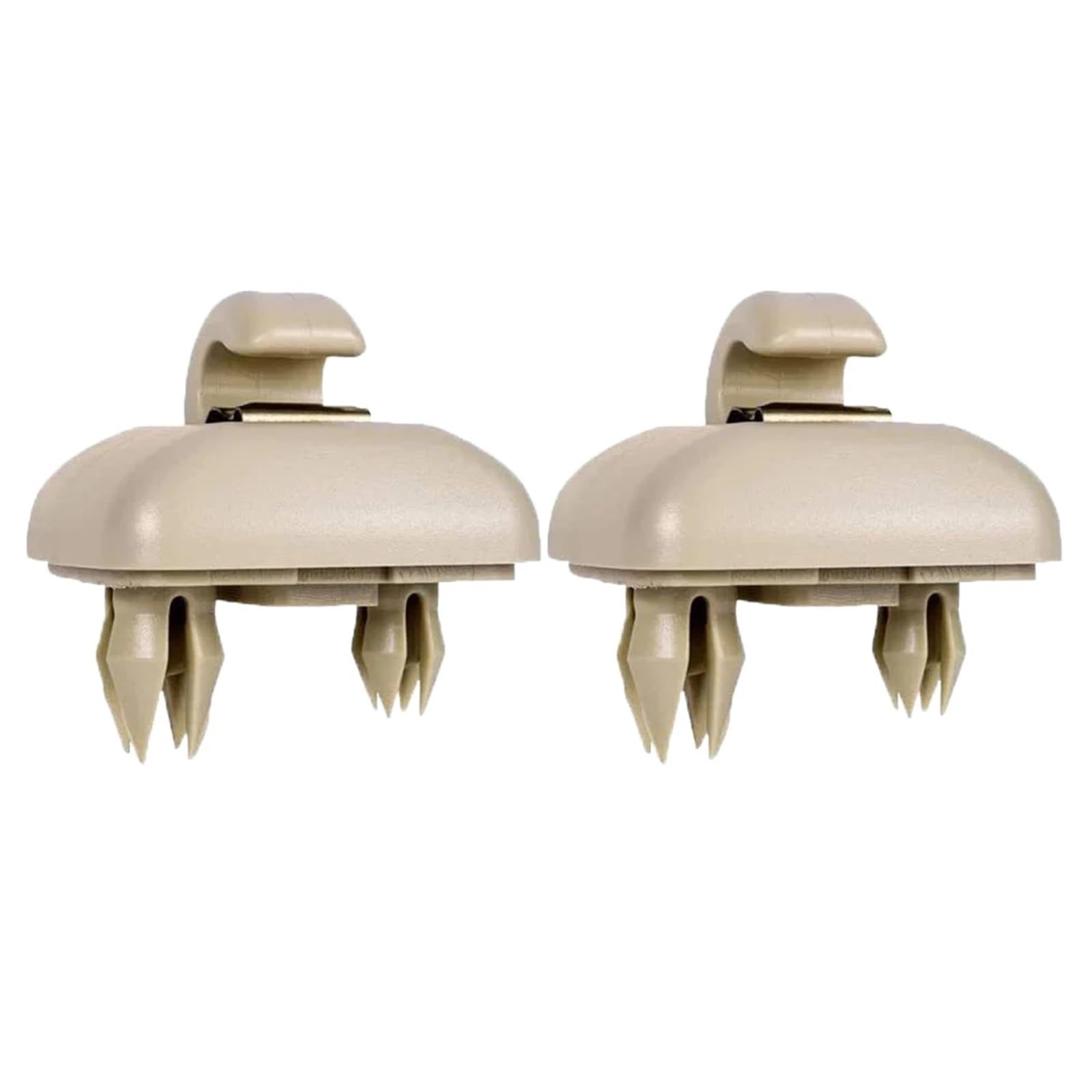 2 Stücke Für A1 A3 S3 A4 S4 A5 S5 Q3 Q5 TT Auto Sonnenblende Clip Grau Schwarz Innen Aufhänger Haken Clip Halterung 8U0857562A Polarisierte Sonnenblende Auto Sonnenblende(2Pcs Beige) von IMAWUHM