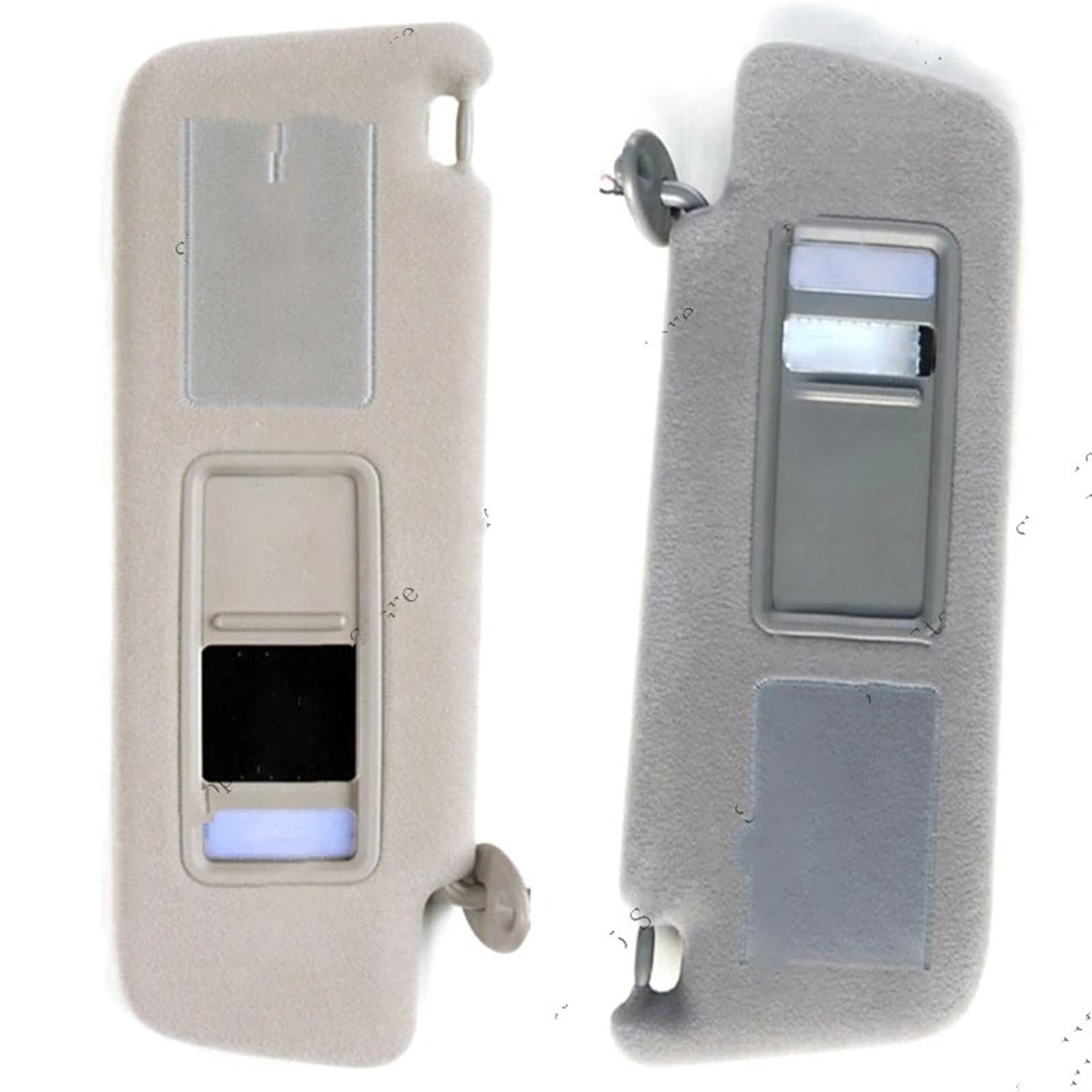 74310-6A020 Für Toyota Für Land Für Cruiser J12 2002-2006 2007 2008 2009 Sonnenblende Mit Lampe Seite Fahrer Beifahrer Seite Grau Oder Beige Polarisierte Sonnenblende Auto Sonnenblende(Beige,1 Paar) von IMAWUHM