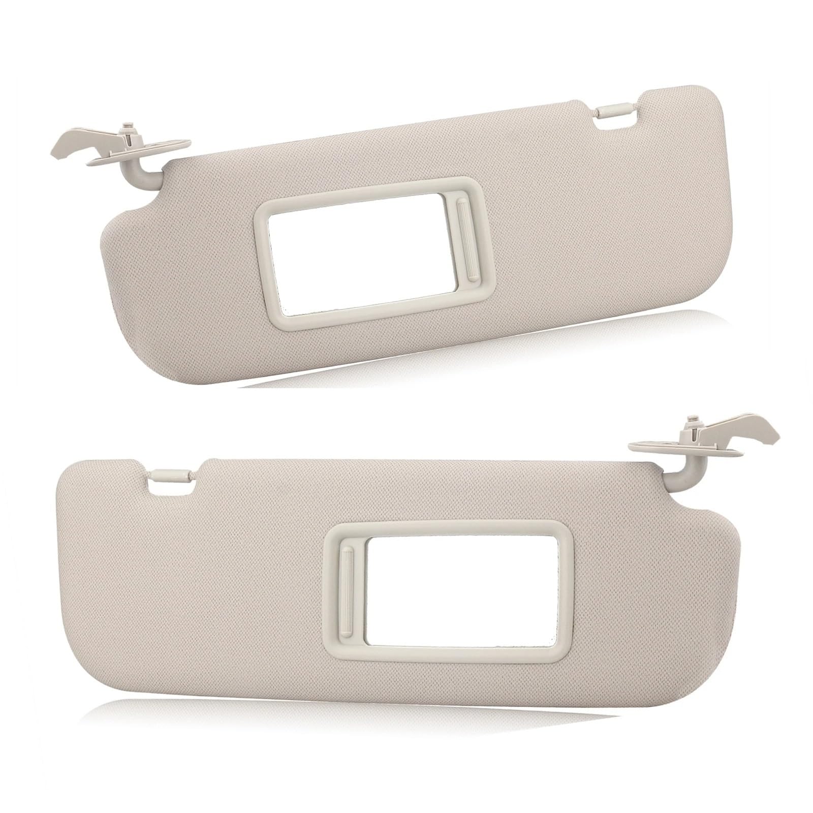 Auto Beige Vorne Links Rechts Sonnenblende Innen Fenster Blind Schild Schatten Abdeckung Auto Zubehör Für Hyundai Für Elantra 2011-2015 Polarisierte Sonnenblende Auto Sonnenblende(Left-Right) von IMAWUHM