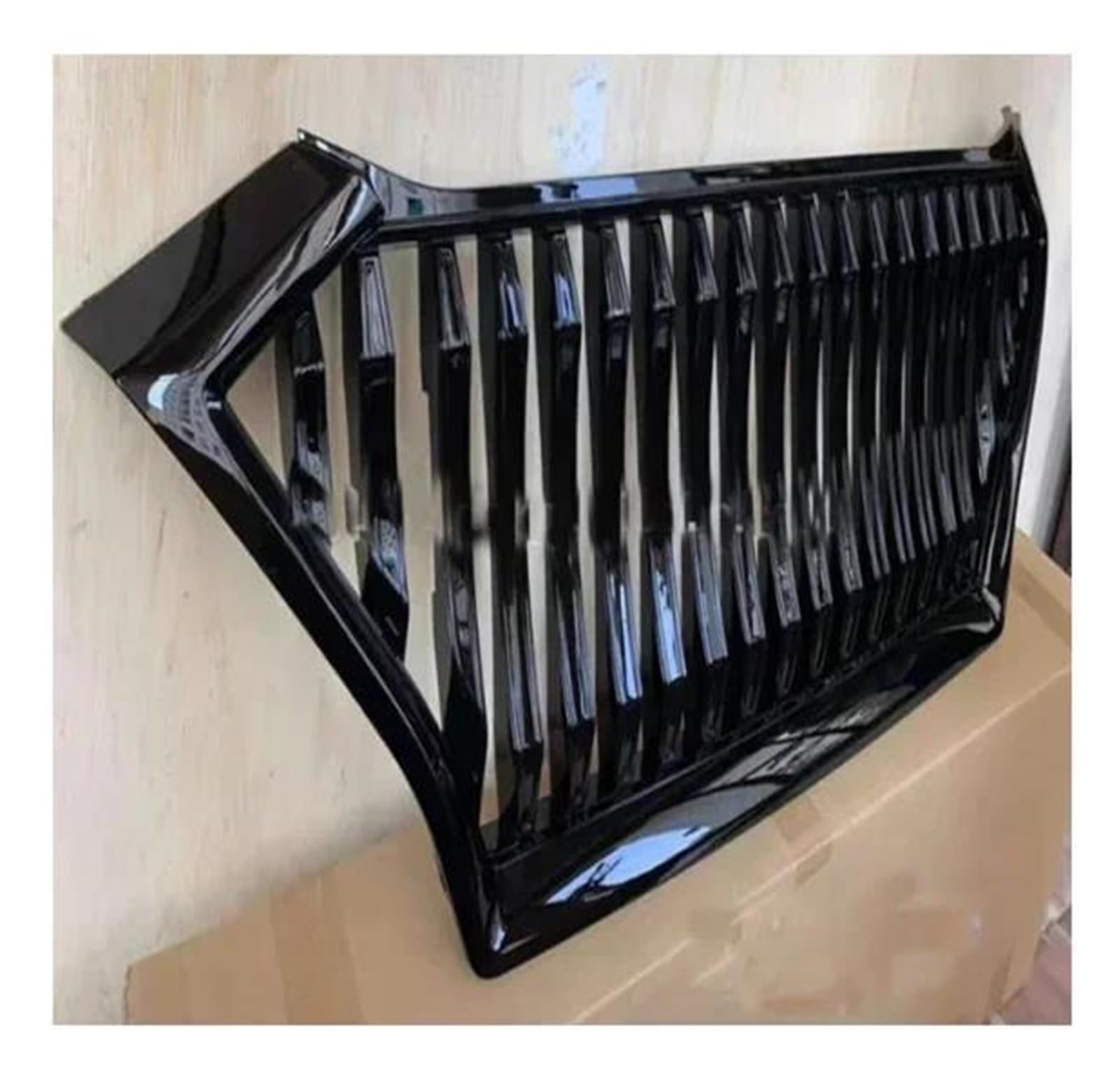 Auto Kühlergrill Auto Front GT Racing Grille Kühlergrill Für Hyundai Für Tucson 2019 2020 2021 2022 Auto Zubehör ABS Grille Gloosy Auto Frontgrill(Schwarz) von IMAWUHM