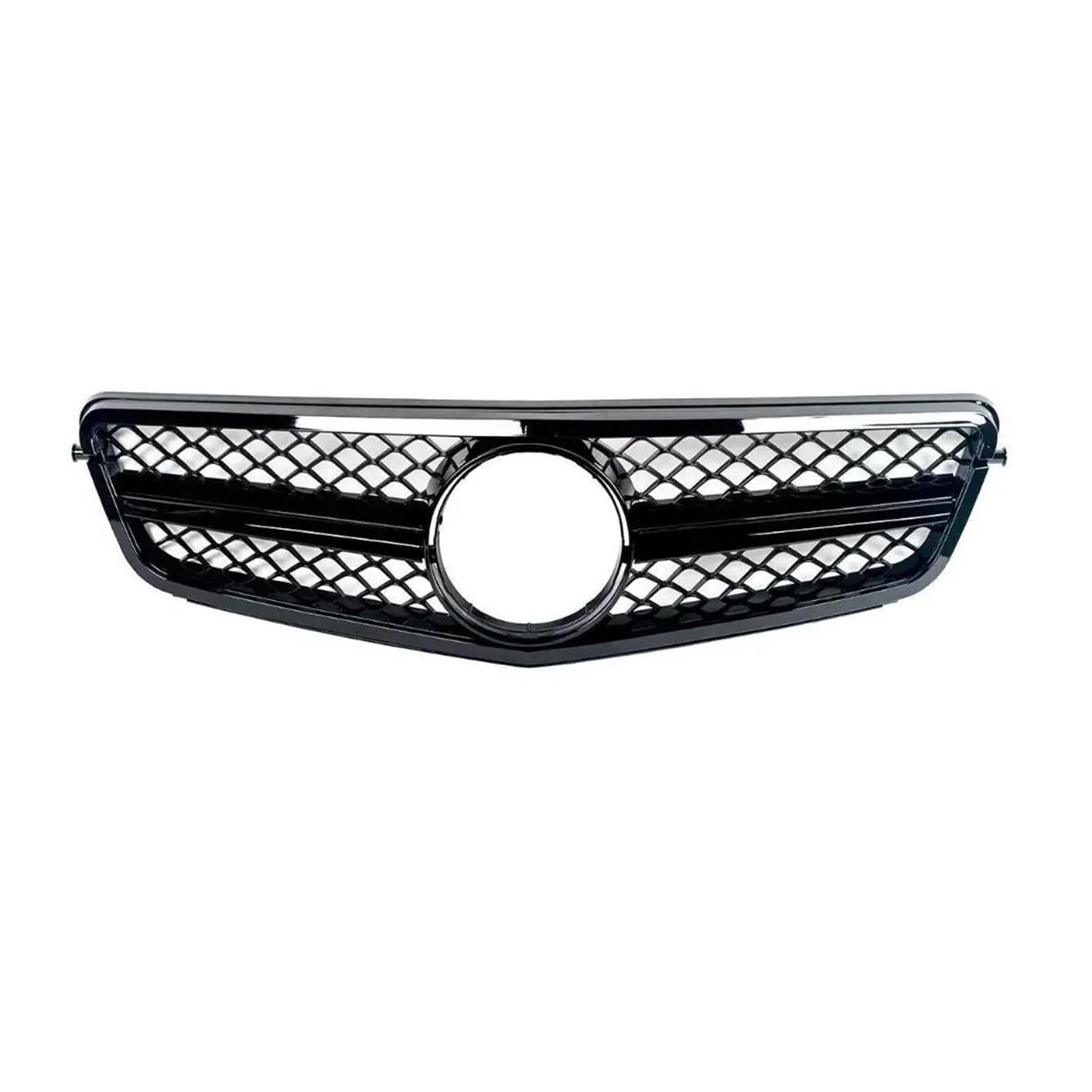 Auto Kühlergrill Front Kühlergrill Für Benz Für C-Klasse C204 W204 S204 Glanz Schwarz Für AMG Stil Auto Frontgrill von IMAWUHM