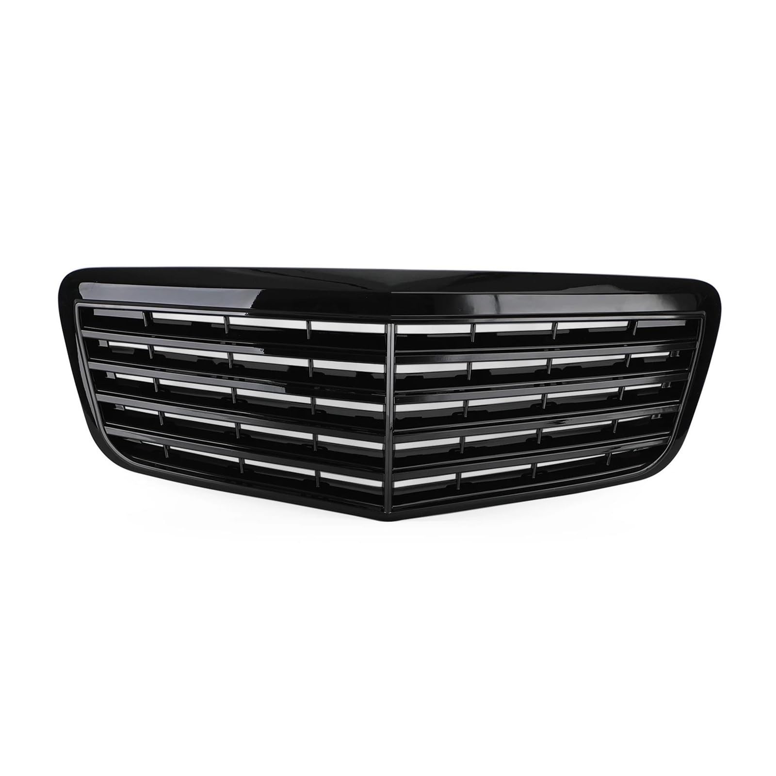 Auto Kühlergrill Frontgrill Center Hood Grille Stoßstange Für Benz W211 E350 500 2007-2008 2009 Für AMG Auto Zubehör Glanz Schwarz Auto Frontgrill von IMAWUHM