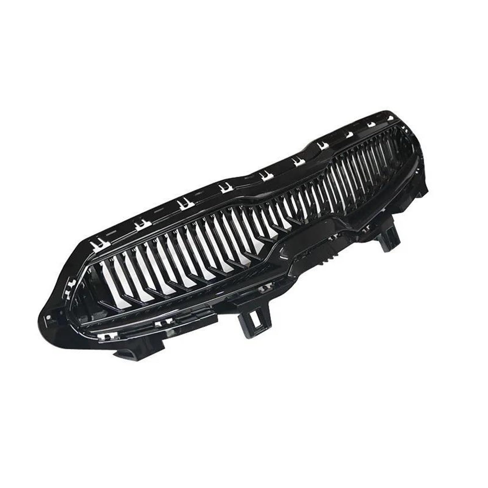 Auto Kühlergrill Für KIA Für K3 Für Cerato 2019 2020 Autozubehör ABS Frontstoßstangengrill Mittelpanel Styling Oberer Grill Auto Frontgrill(Schwarz) von IMAWUHM