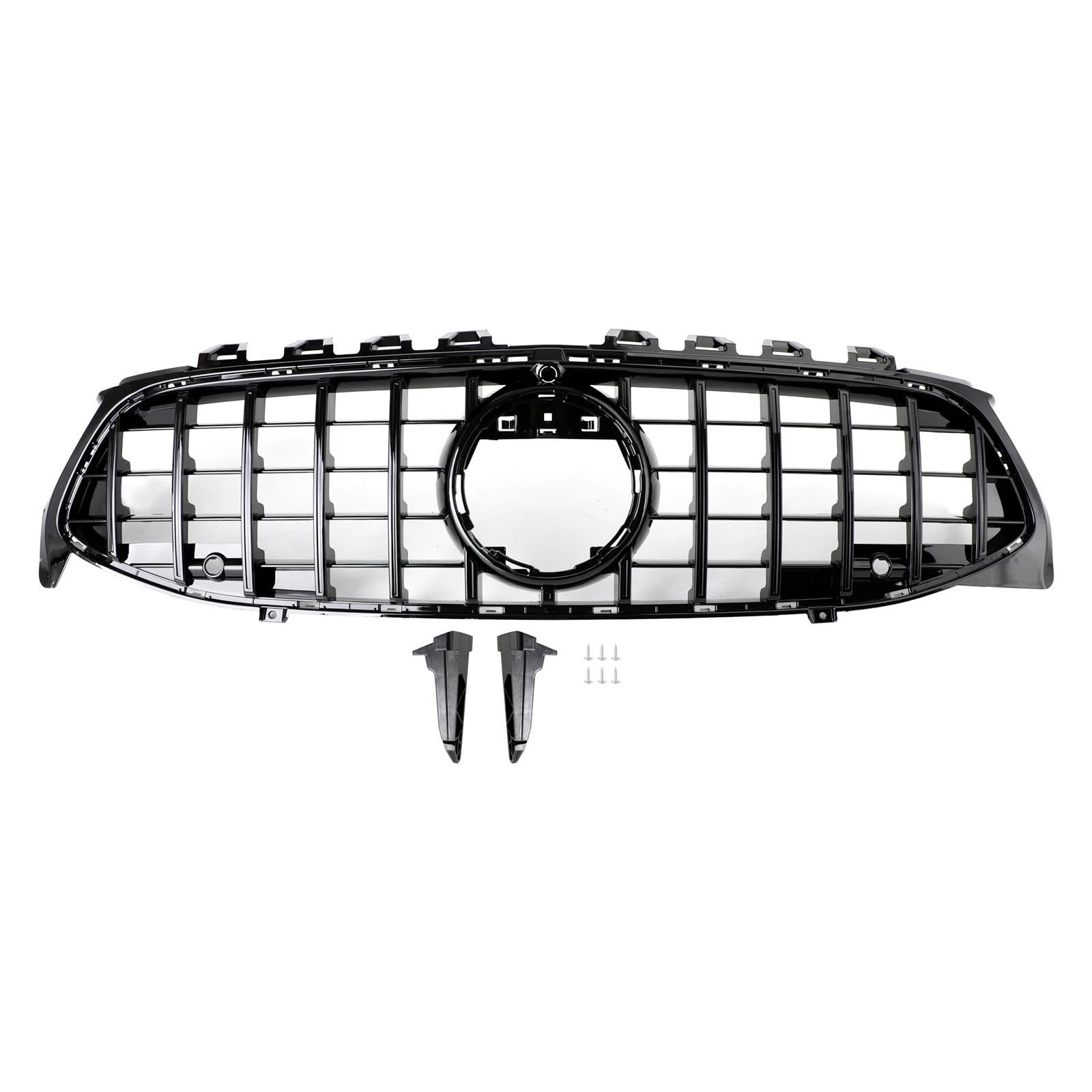 Auto Kühlergrill Schwarzer Frontgrill Für Benz Für CLA-Klasse W118 C118 2020-2021 2022 2023 2024 Für GTR Auto Frontgrill von IMAWUHM