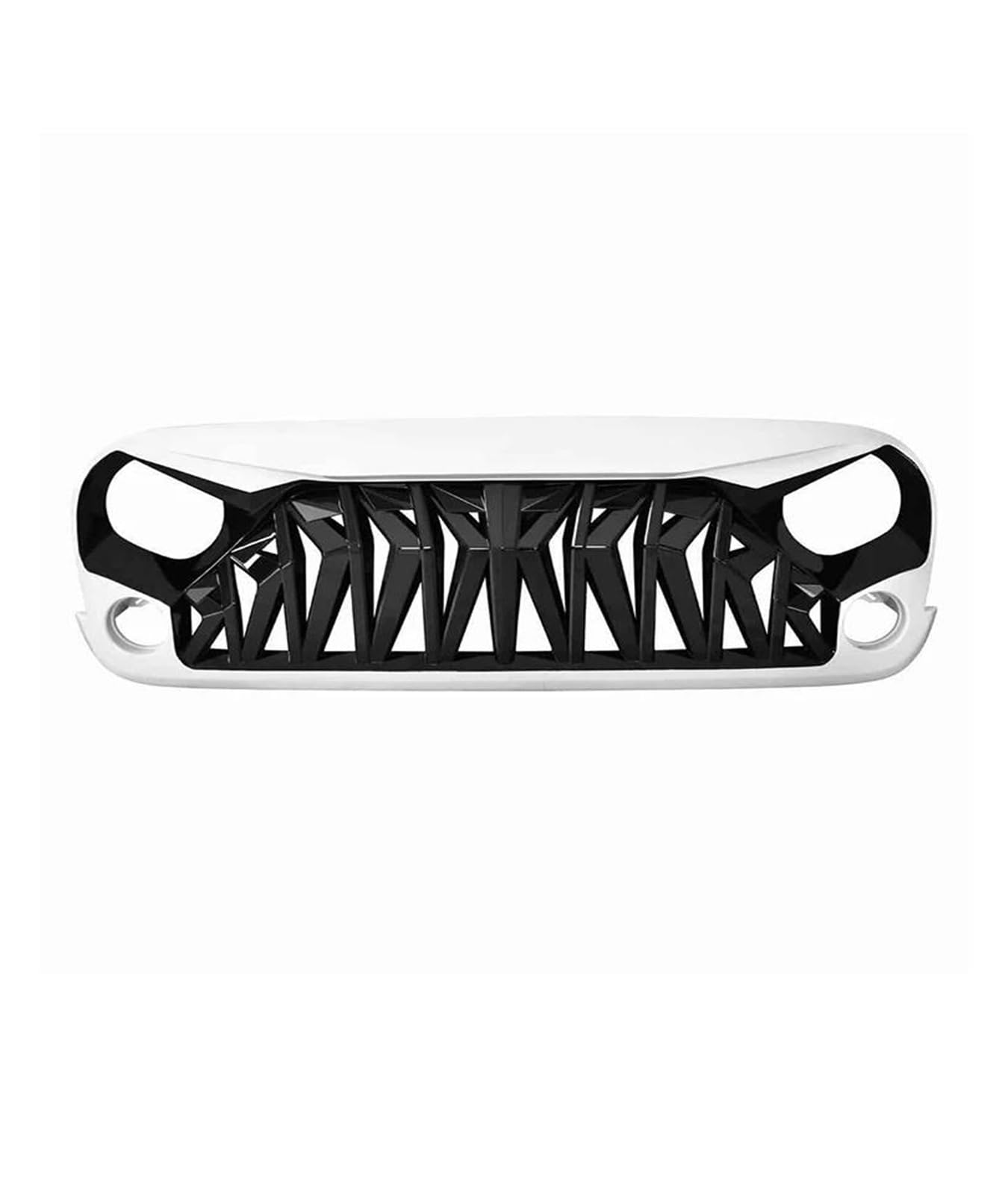 Auto Kühlergrill Weiß Matt Schwarz Für Offroad Für Wrangler 2007-2009 2010 2011 2012 2013 2014 2015 2016 2017 JK 4 * 4 Für Jeep Auto Teile Front Stoßstange Gitter Auto Frontgrill von IMAWUHM