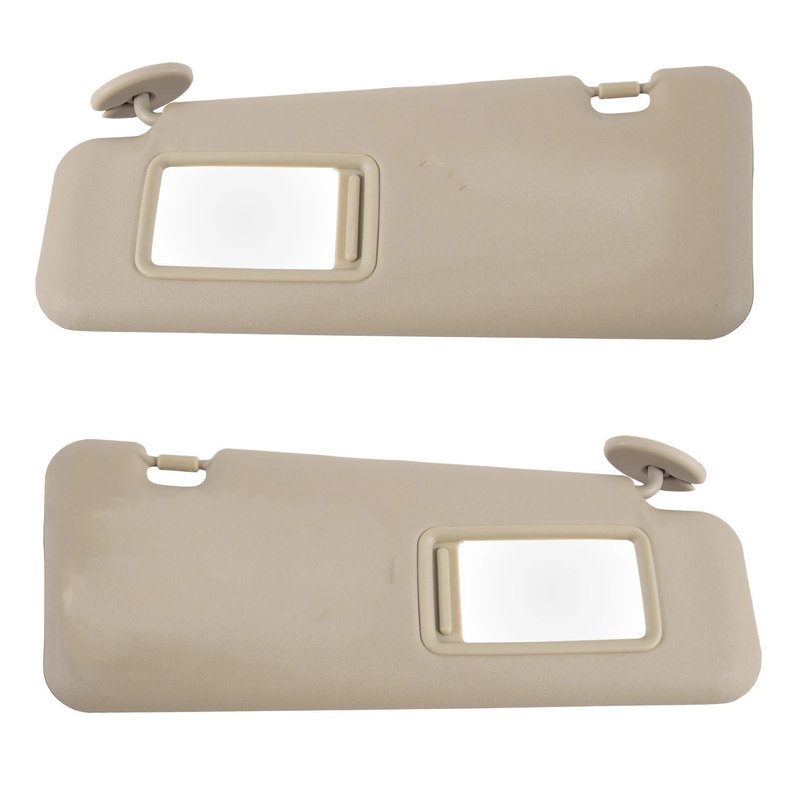 Auto-Sonnenblende, Passend Für Toyota Für Highlander 2008–2013 Mit Kosmetikspiegel-Abdeckplatte Für Blockieren Von Sonnenlicht 74320-48500-B0 Polarisierte Sonnenblende Auto Sonnenblende(Beige,1 Paar) von IMAWUHM