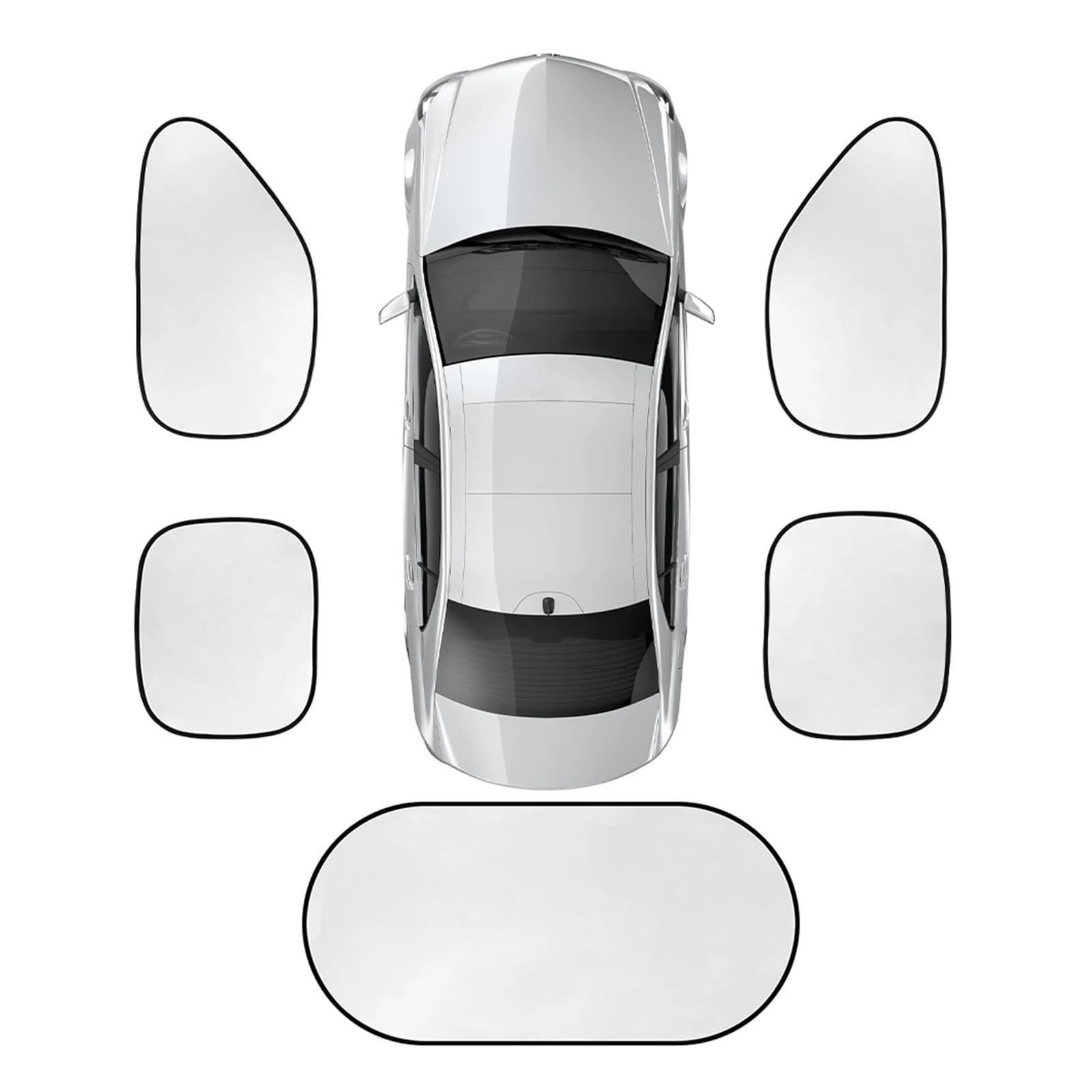 Autofenster-Visier Auto Seitenfenster-Sonnenschutzvorhang Sonnenschutzabdeckung Für A4 B8 B7 B9 Für A3 8P 8V 8L Für A6 C6 Für A5 Für A7 A1 Autozubehör Autofensterblenden von IMAWUHM