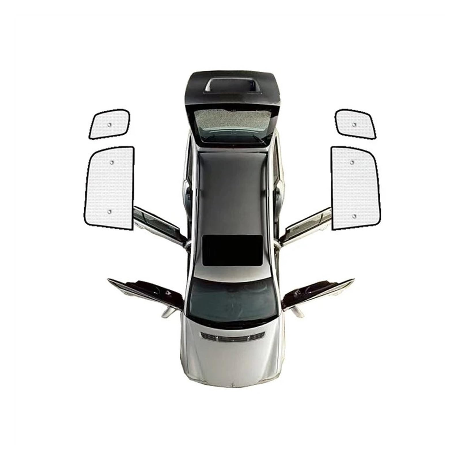 Autofenster-Visier Auto Vollständige Abdeckung Sonnenschirme Windschutzscheibe Visier Für Benz GLK X204 2008-2012 2013 2014 2015 GLK220 GLK250 GLK280 GLK300 GLK350 Autofensterblenden(Rear Windows) von IMAWUHM