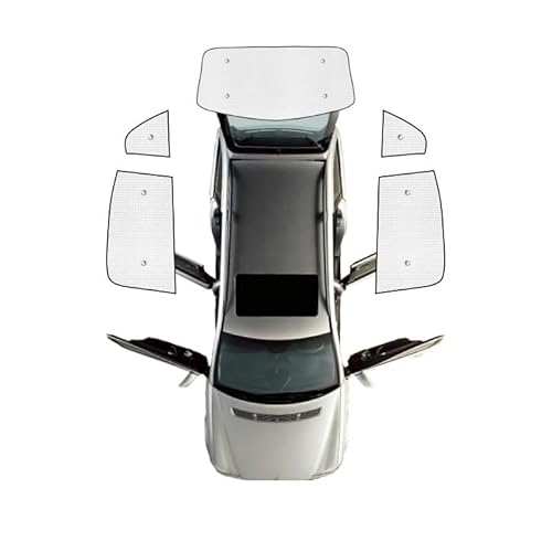 Autofenster-Visier Auto-Windschutzscheiben-Sonnenblenden UV-Schutz Seitenfenster-Visier Für FIAT Freemont Für Dodge Für Journey JC JCUV 2009~2016 2017 2018 2019 2020 Autofensterblenden(Rear Sunshade von IMAWUHM