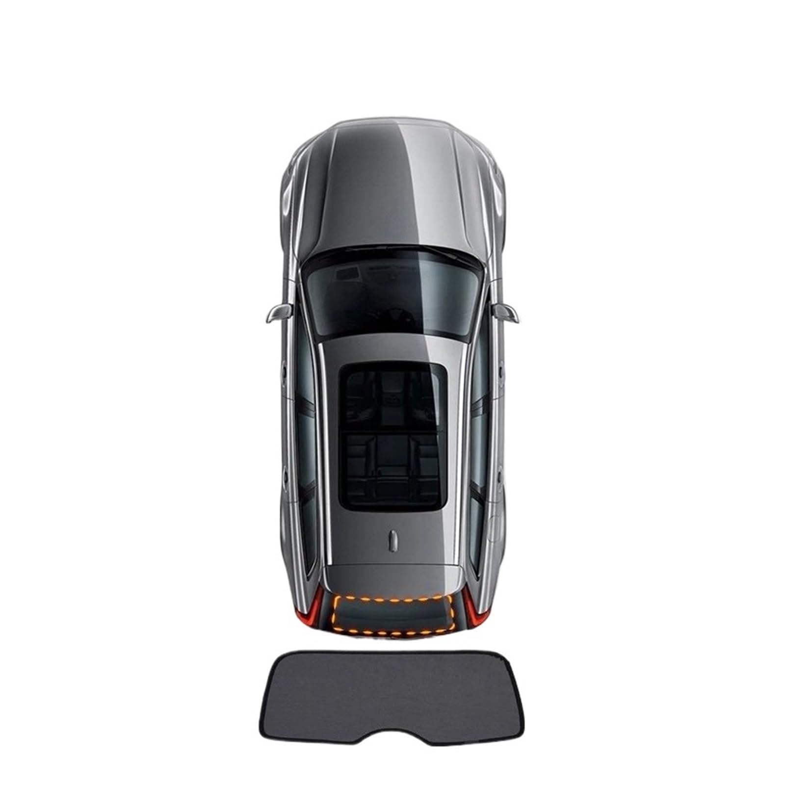 Autofenster-Visier Autofenster UV-Schutz Auto Vorhang Sonnenschutz Visier Net Mesh Für Nissan Für X-Trail 2014 2015 2016 2017 2018 2019 2020 2021 Für XTRAIL T32 Autofensterblenden(Back Sunshade) von IMAWUHM