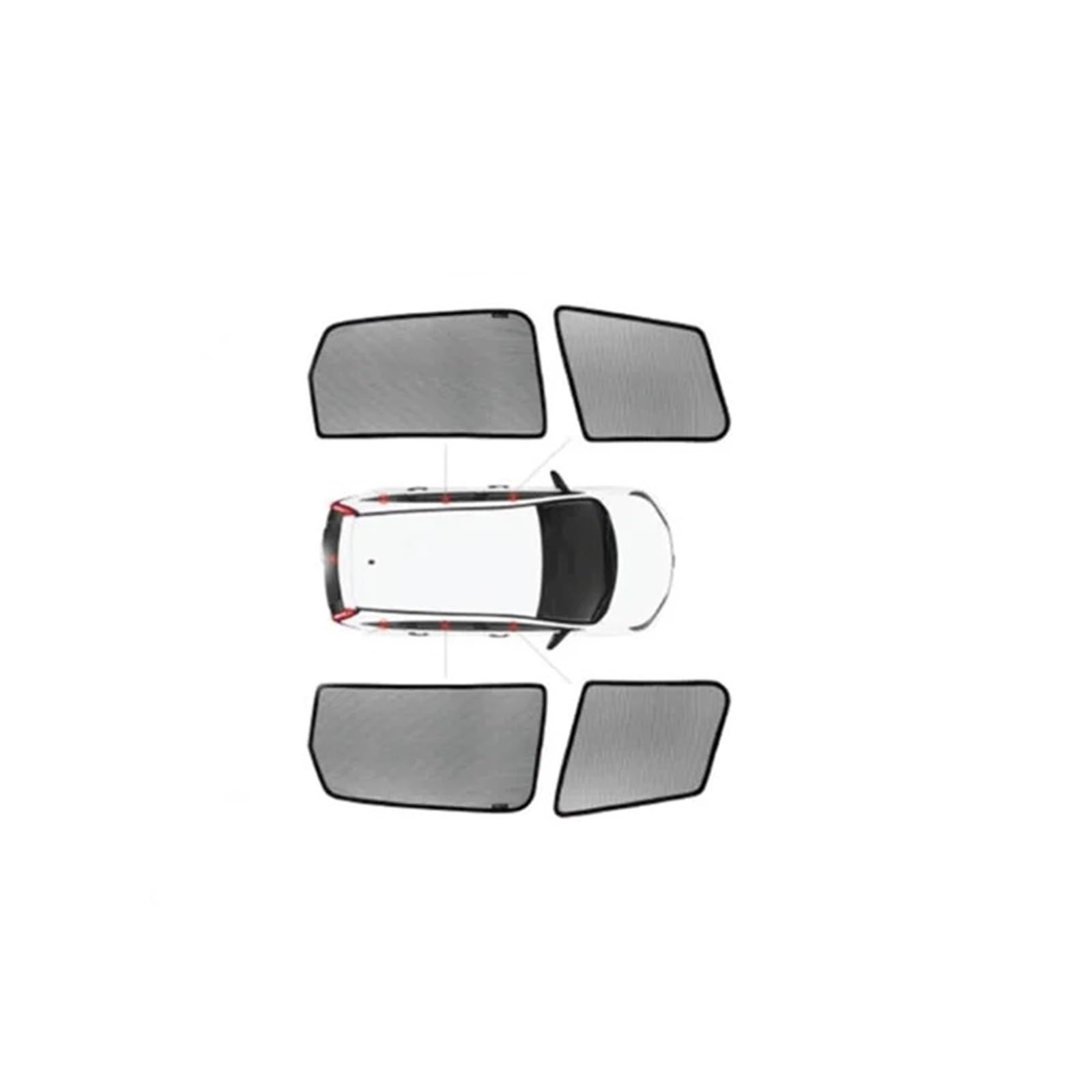 Autofenster-Visier Für Infiniti Q50 Q50L QX60 QX80 ESQ Magnetische Spezielle Auto Vorhang Fenster Sonnenschutz Mesh Schatten Blind Benutzerdefinierte Autofensterblenden(4 Stück) von IMAWUHM