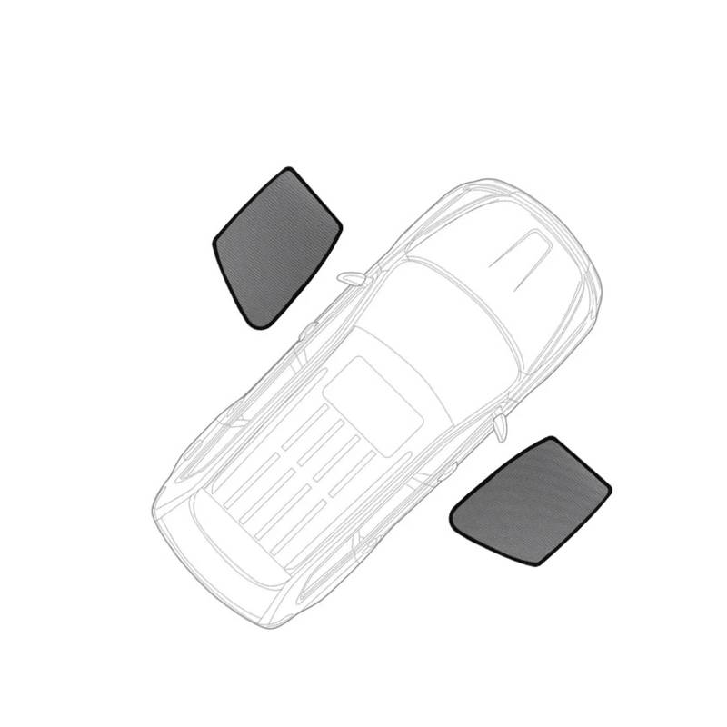 Autofenster-Visier Magnetischer Autosonnenschutz Individueller Seitenfenstervorhang Sonnenschutzvisier Frontscheibe Für CRV Für CR-V MK3 2006-2008 2009 2010 2011 2012 Autofensterblenden(2PCS Front W von IMAWUHM