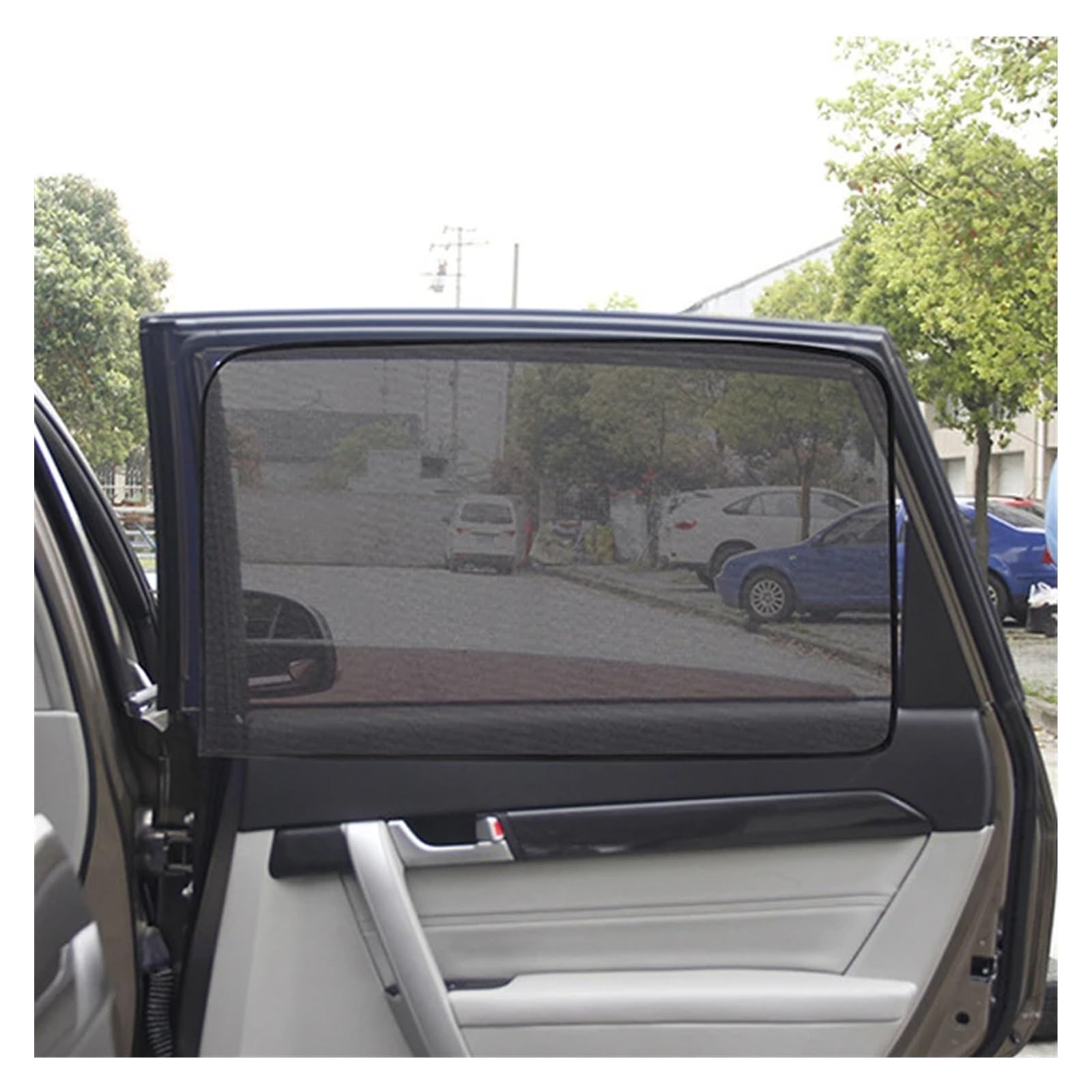 Autofenster-Visier Universal Auto Zubehör Magnetische Autosonnenschutz Sommer UV Schutz Seitenfenster Vorhänge Für Baby Auto Sonnenblende Für G30 Autofensterblenden(Back Row 1PCS) von IMAWUHM