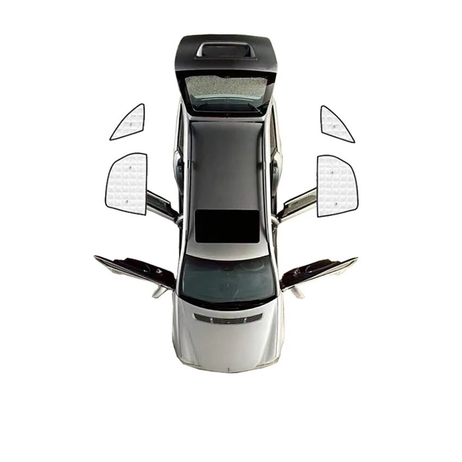 Autofenster-Visier Volle Sonnenblenden Auto Vorne Hinten Seite Sonnenschutz Fenster Abdeckungen Für Citroen Für Xsara Für Picasso 2000~2005 2006 2007 2008 2009 2010 Autofensterblenden(Rear Windows) von IMAWUHM