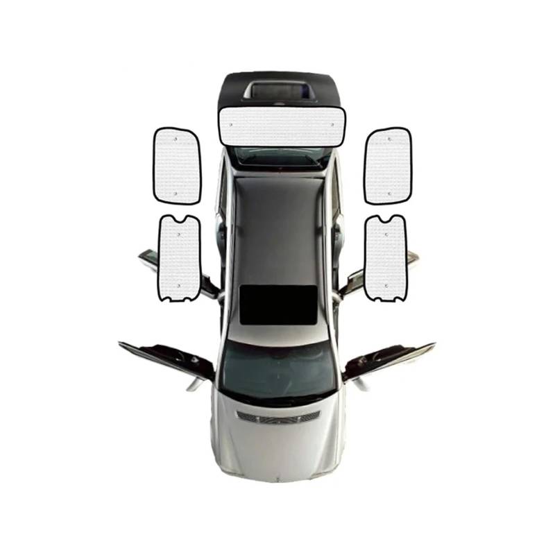 Autofenster-Visier Vollständige Abdeckung Sonnenschirme Shaby Auto Visier Zubehör Für Nissan Für NV200 Evalia 2010 2011 2012 2013 2014 2015 2016 Autofensterblenden(Rear sunshades) von IMAWUHM