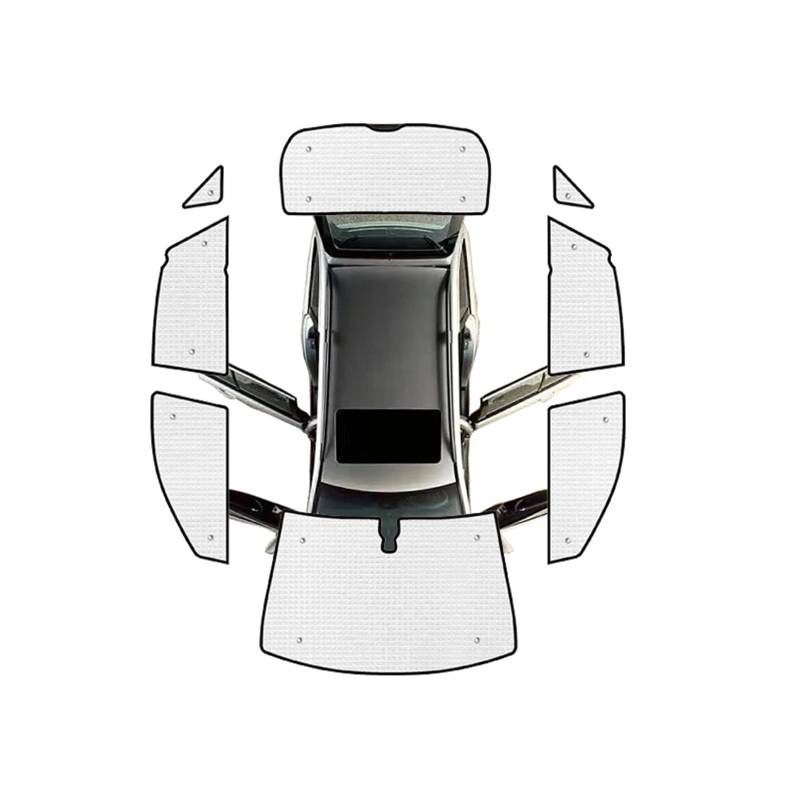 Autofenster-Visier Vollständige Abdeckung Sonnenschirme Windschutzscheibe Windows Sonnenschutz Visier Für Lexus RX350 Für Toyota Für Harrier XU30 RX 2004-2008 2009 Autofensterblenden(All Sunshades) von IMAWUHM