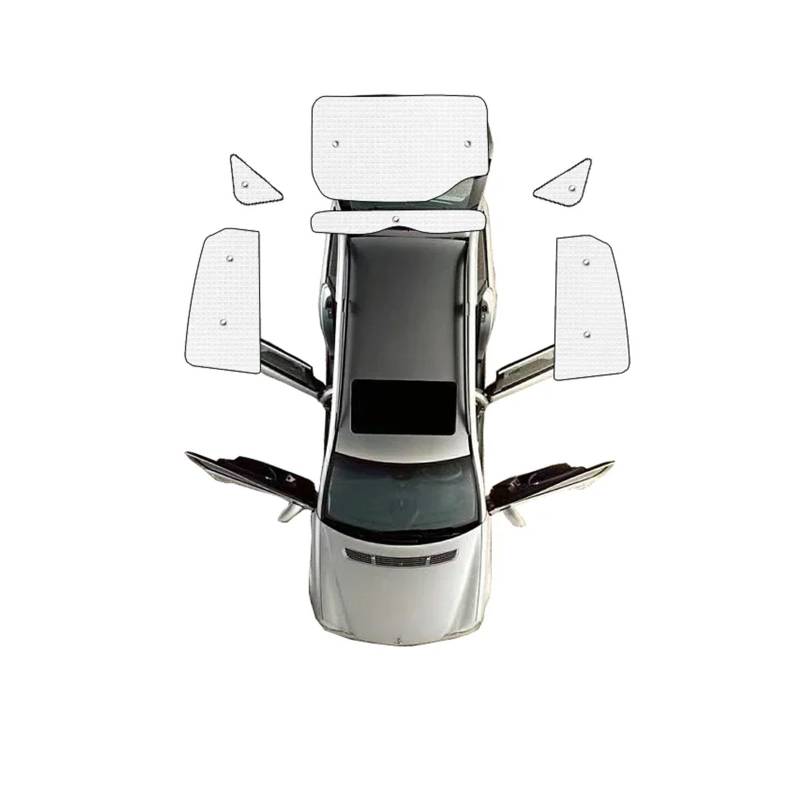 Autofenster-Visier Vollständige Abdeckungen Sonnenblende Rückseite Windschutzscheiben Matte Autofenster Vorhang Für Toyota Für Prius Für XW20 2004-2006 2007 2008 2009 Autofensterblenden(Rear sunshad von IMAWUHM