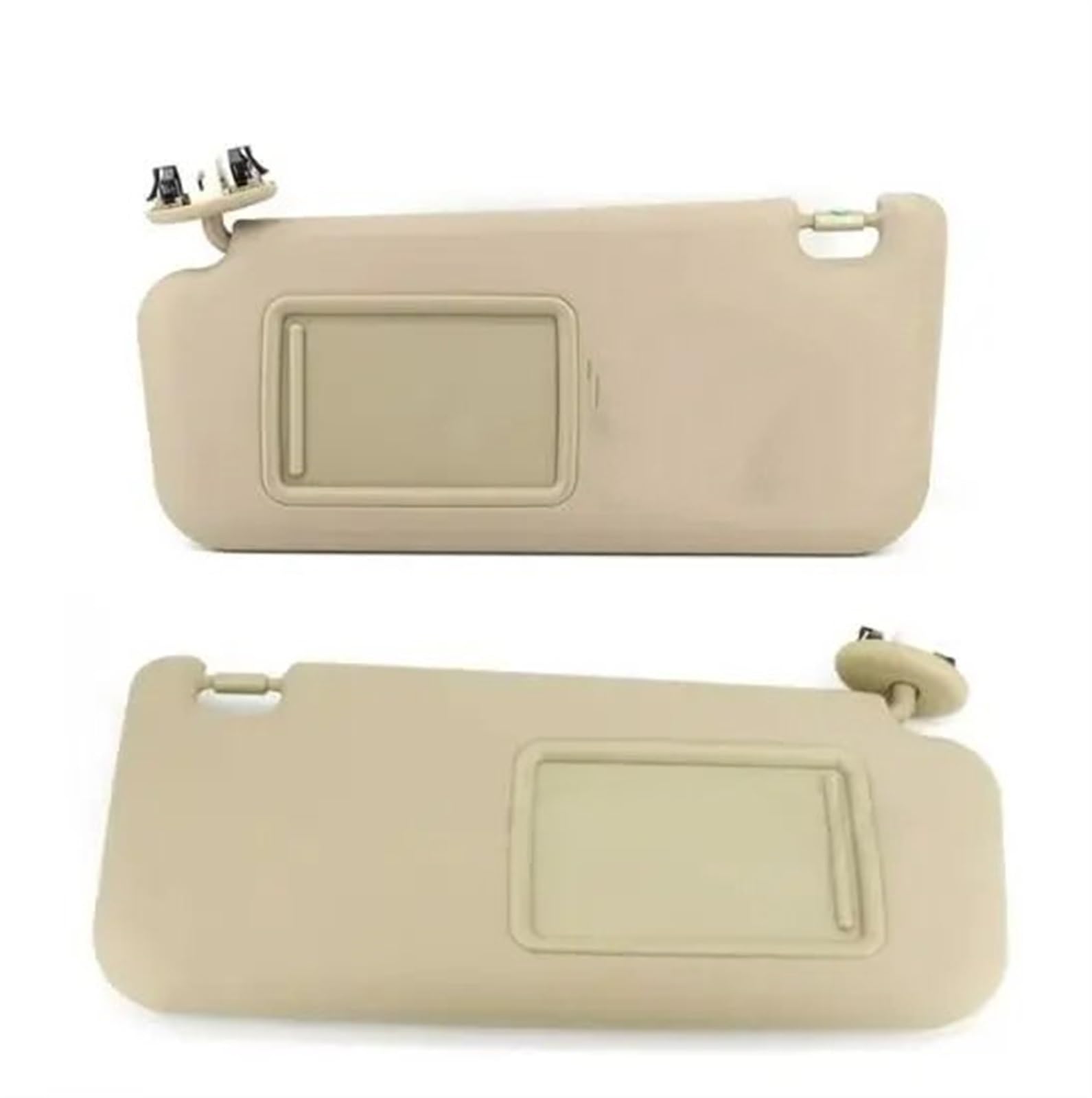 Autozubehör Mit Einem Make-up-Spiegel-Sonnenblende Für Toyota Für RAV4 2006 2007 2008 2009 2010 2011 2012 Polarisierte Sonnenblende Auto Sonnenblende(Beige,A Pair) von IMAWUHM