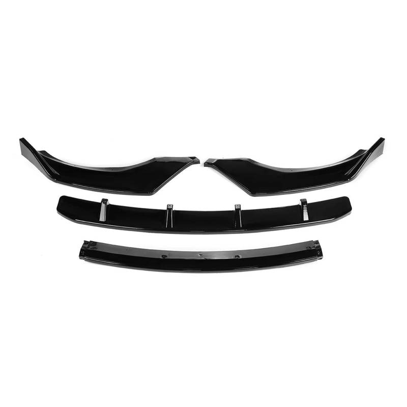 Frontlippe 4 STÜCKE Für X3 X4 G01 G02 2018-2021 Auto Frontstoßstange Splitter Lip Diffusor Spoiler Schutzabdeckung Schutz Deflektorlippen Splitter(Glossy Black) von IMAWUHM