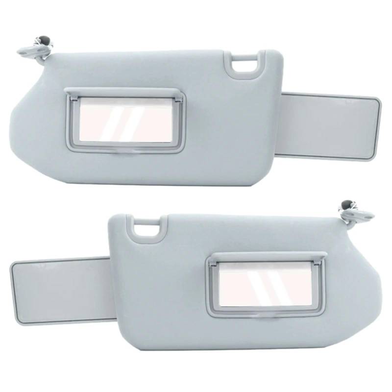 Für Nissan Für Pathfinder Für Infiniti QX60 JX35 96401-9PB0A Sonnenblende Links Rechts Fahrer Auto Sonnenblende Schatten Mit Licht Lampe 96401-9PB0A Polarisierte Sonnenblende Auto Sonnenblende(Grey,1 von IMAWUHM