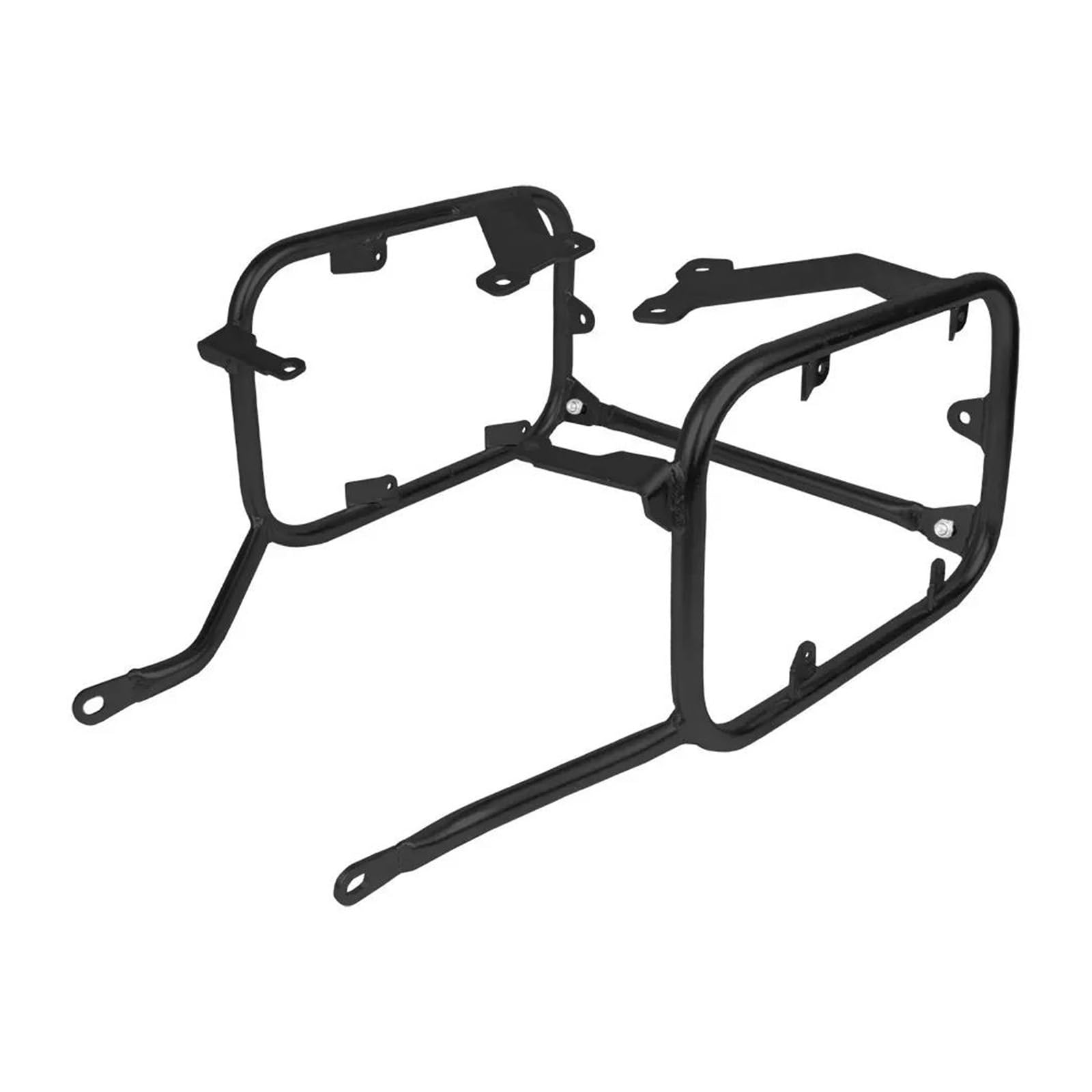 Hinterradgepäckträger Gepäck Rack Für NX400 NX 400 2023-2024 Motorrad Schwanz Box Sattel Sattel Tasche Edelstahl Halterung Top Case Packtaschen Gepäck Rack(Black Pannier Rack) von IMAWUHM