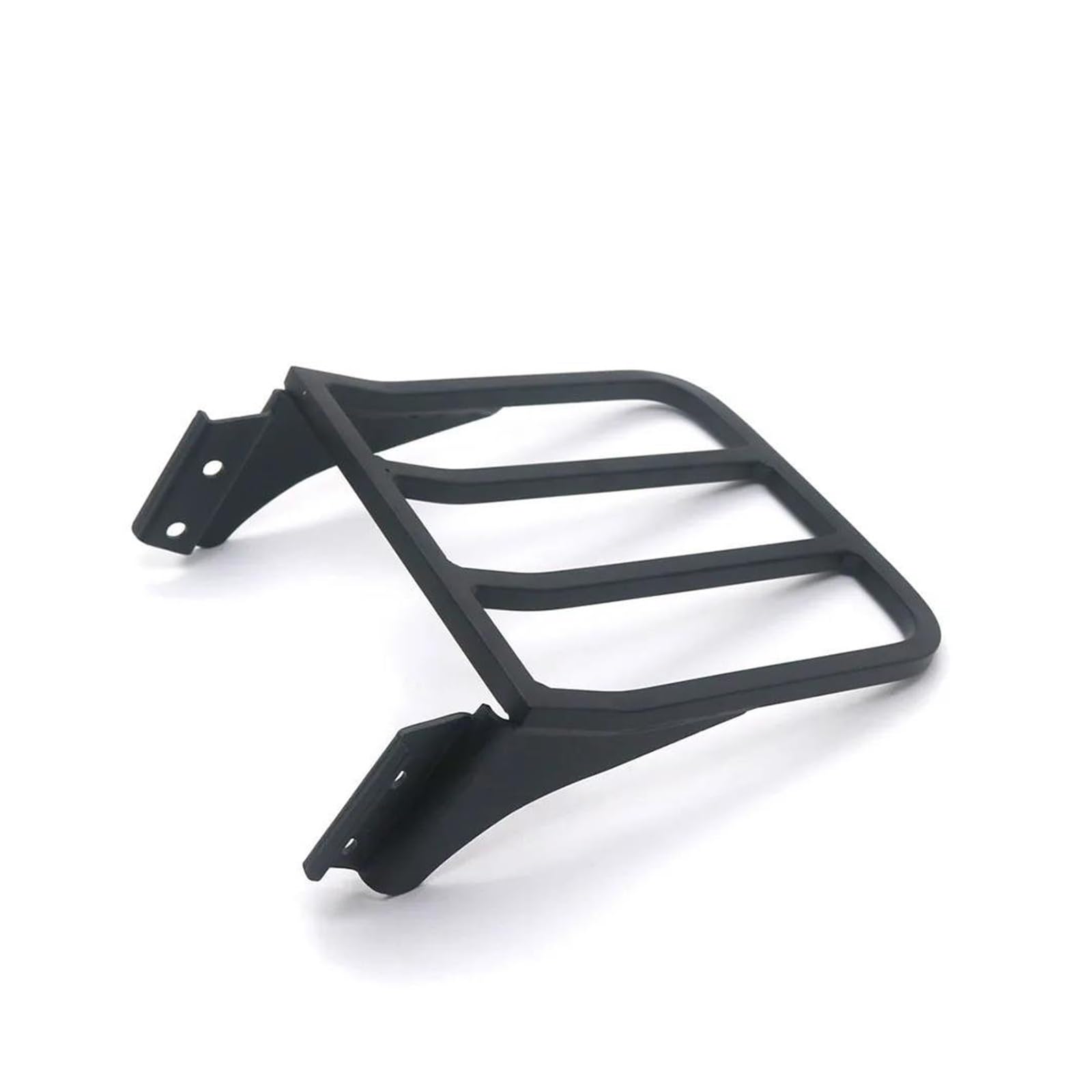 Hinterradgepäckträger Gepäck Rack Für Softail Für Dyna Für Sportster Für XL 883 1200 Motorrad Schwarz/Chrom Stahl Sissy Bar Rückenlehne Gepäck Rack Hinten Träger(Schwarz) von IMAWUHM