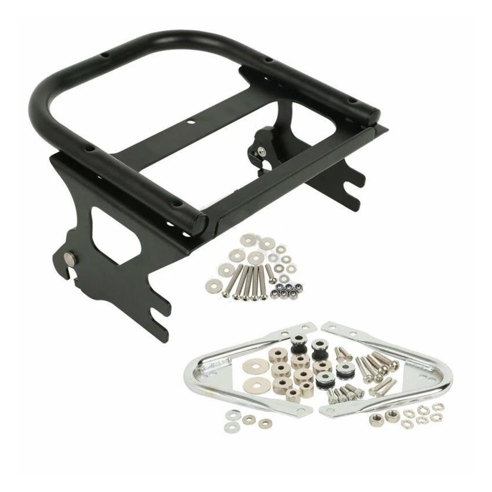 Hinterradgepäckträger Gepäck Rack Motorrad Gepäckträger Docking Hardware Kit Für Touring Für Electra Für Straße Für Glide Für Road Für King Für FLTR Für FLHX 97-08(C) von IMAWUHM