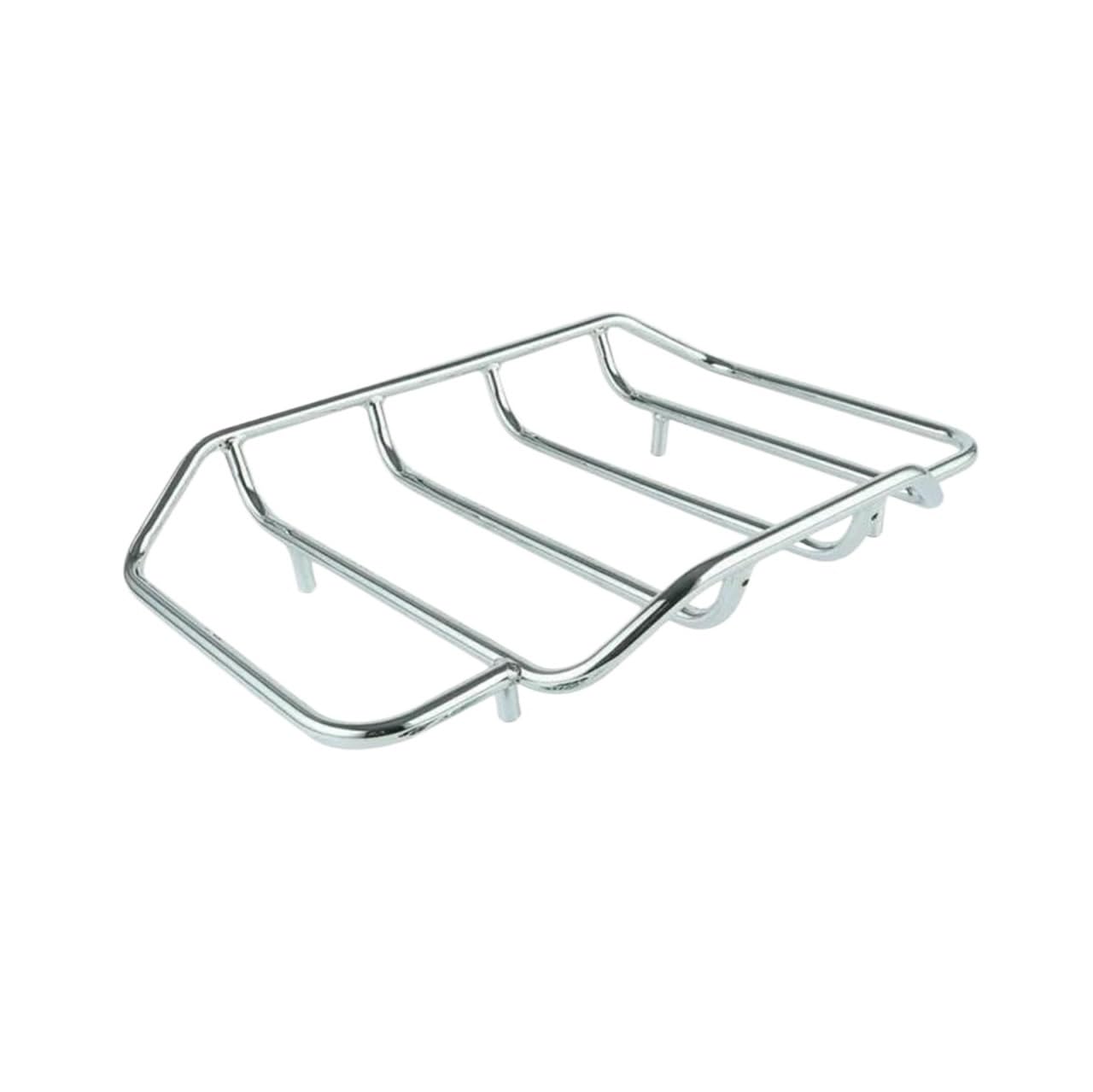 Hinterradgepäckträger Gepäck Rack Motorrad Tour Pack Stamm Gepäck Top Rack Für Touring Für Straße Für King Für Straße Für Glide Klassische Spezielle Straße Straße Für Glide 1984-UP(Chrom) von IMAWUHM