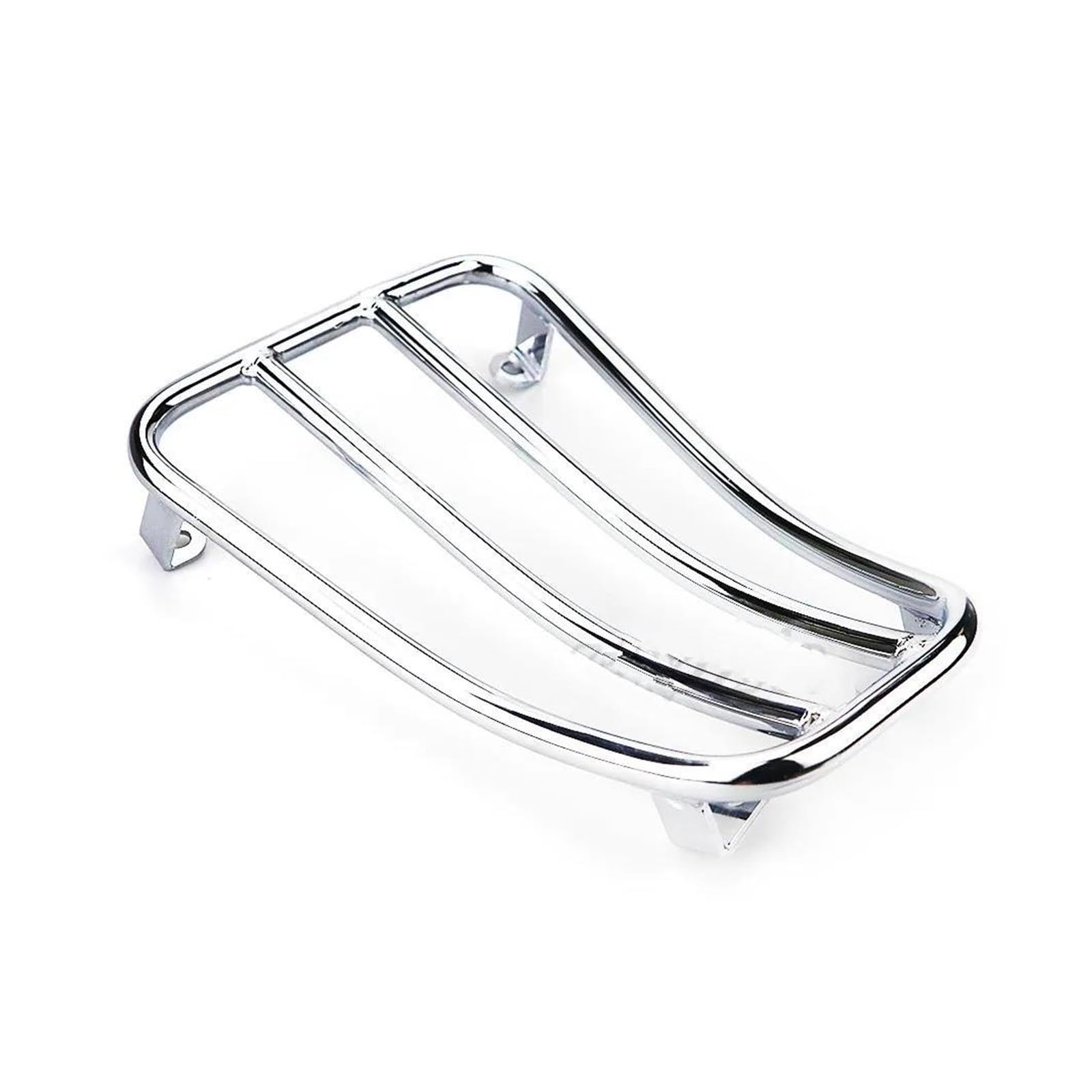 Hinterradgepäckträger Gepäck Rack Motorrad Zubehör Für Vespa Für Sprint Für Primavera 150 Fuß Pedal Hinten Gepäck Rack Halterung Halter(Chrom) von IMAWUHM