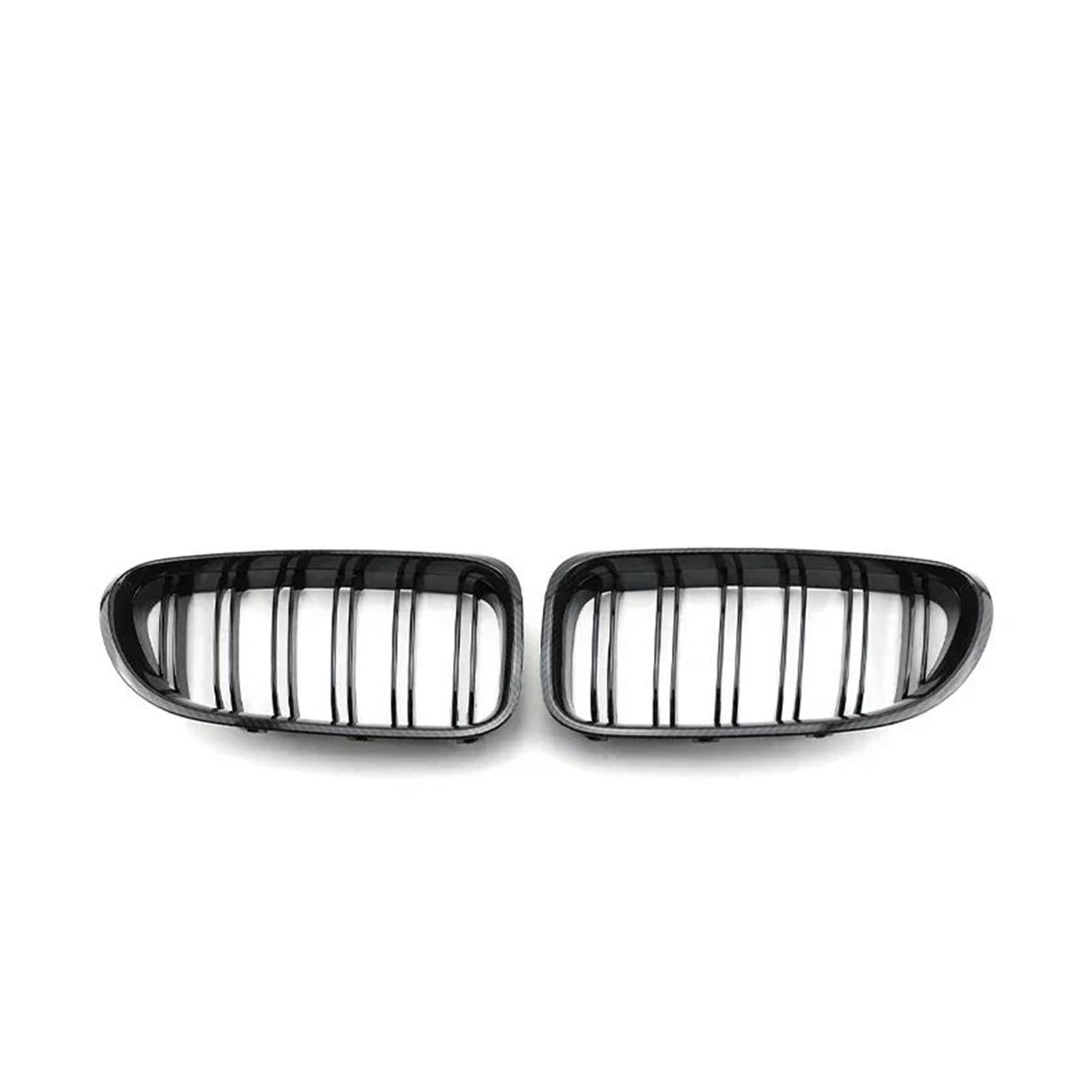 Kühlergrill 2 Stück Für M6 F06 F12 F13 6er-Serie 2012–2019 Auto-Frontstoßstange Nierengrill Doppellamellengitter Glänzend Schwarz Matt Schwarz Kühler(Carbon Style) von IMAWUHM