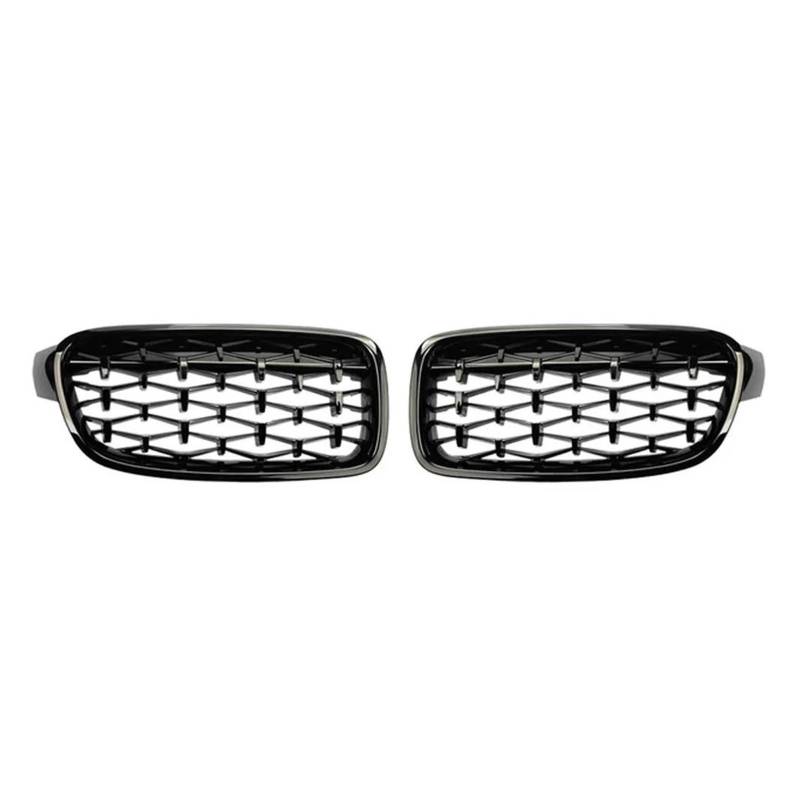 Kühlergrill Auto Front Sport Grill Für 3-Serie F30 F31 F35 320i 320d 325i 2012 2013 2014 2015 2016 2017 Nieren Grills Stern Kühler(Schwarz) von IMAWUHM