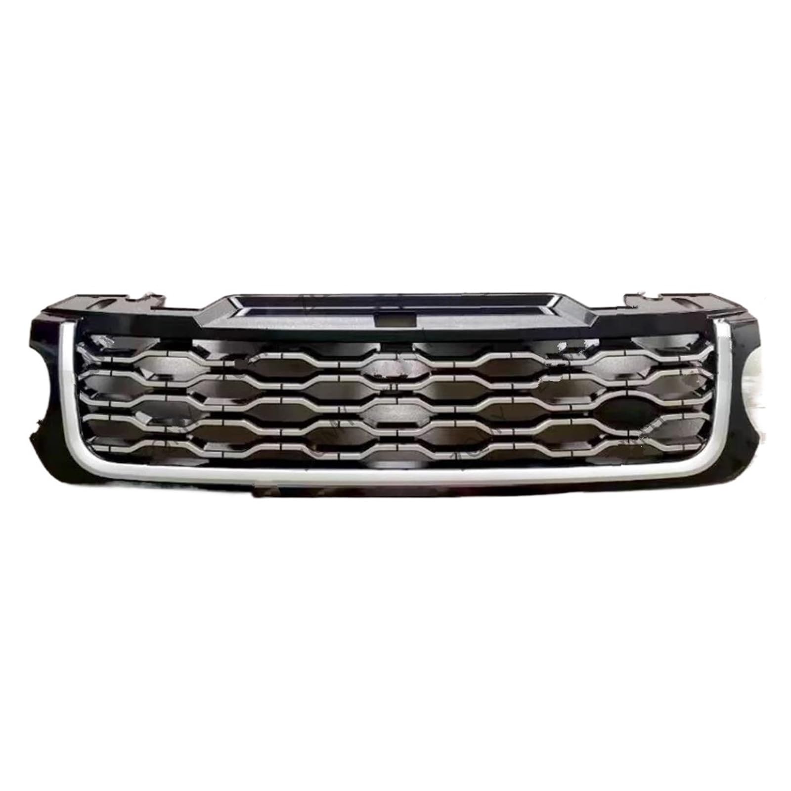 Kühlergrill Auto Front Stoßstange Grill Lufteinlass Kühlergrill Für Land Für Rover Für Range Für Rover Für Sport 2014 2015 2016 2017 LR116508 LR122959 Kühler(A Black Silver) von IMAWUHM