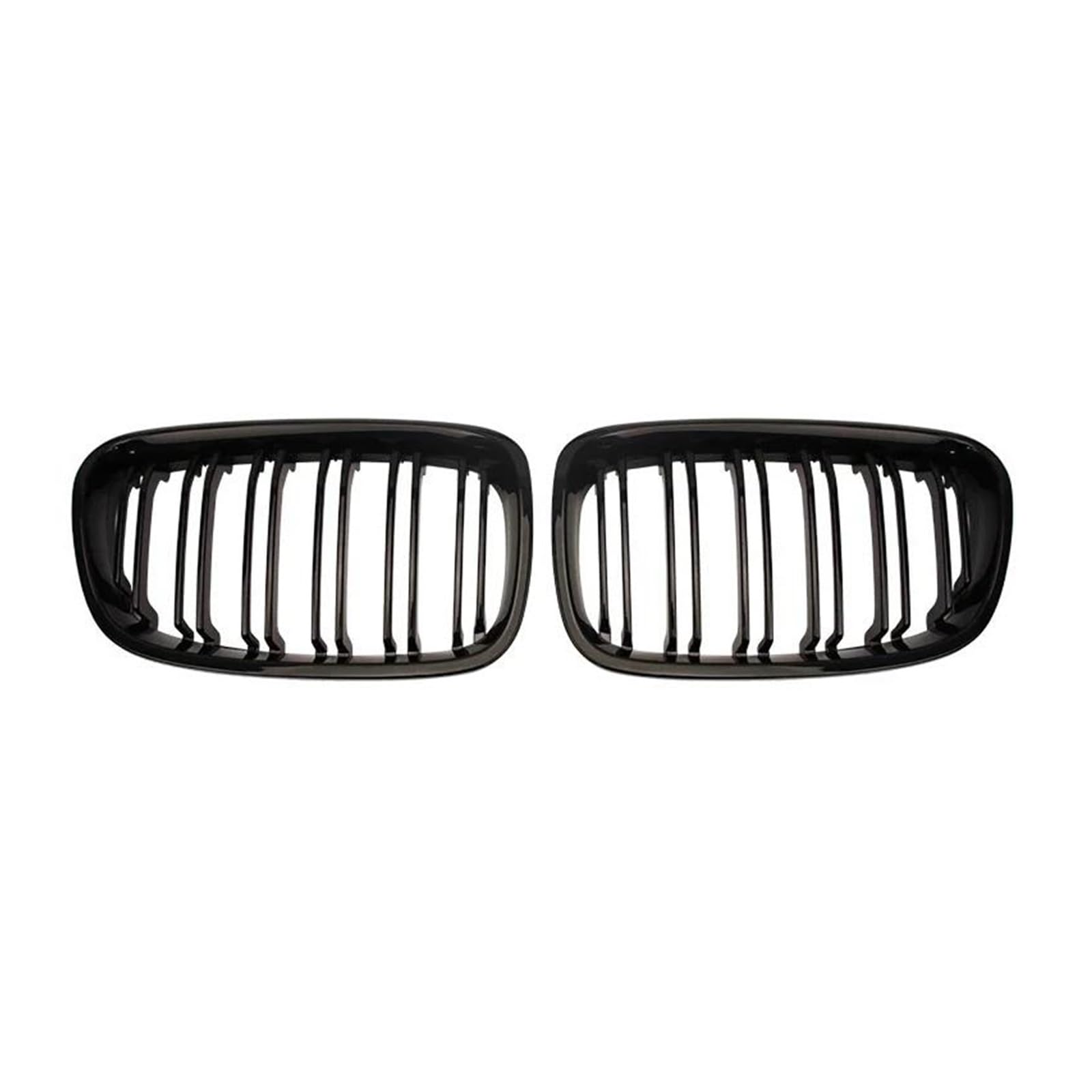 Kühlergrill Auto Frontstoßstange Nierengrill Racing Grills Doppellamellen Glanz Schwarz Gitter Für 1er F20 F21 2011 2012 2013 2014 Kühler(Matt-schwarz) von IMAWUHM